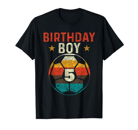 5Th Birthday Soccer Lover 5 Years Old T-Shirt - Fun Novelty Design Unisex - T-Shirt, Sweatshirt, Hoodie