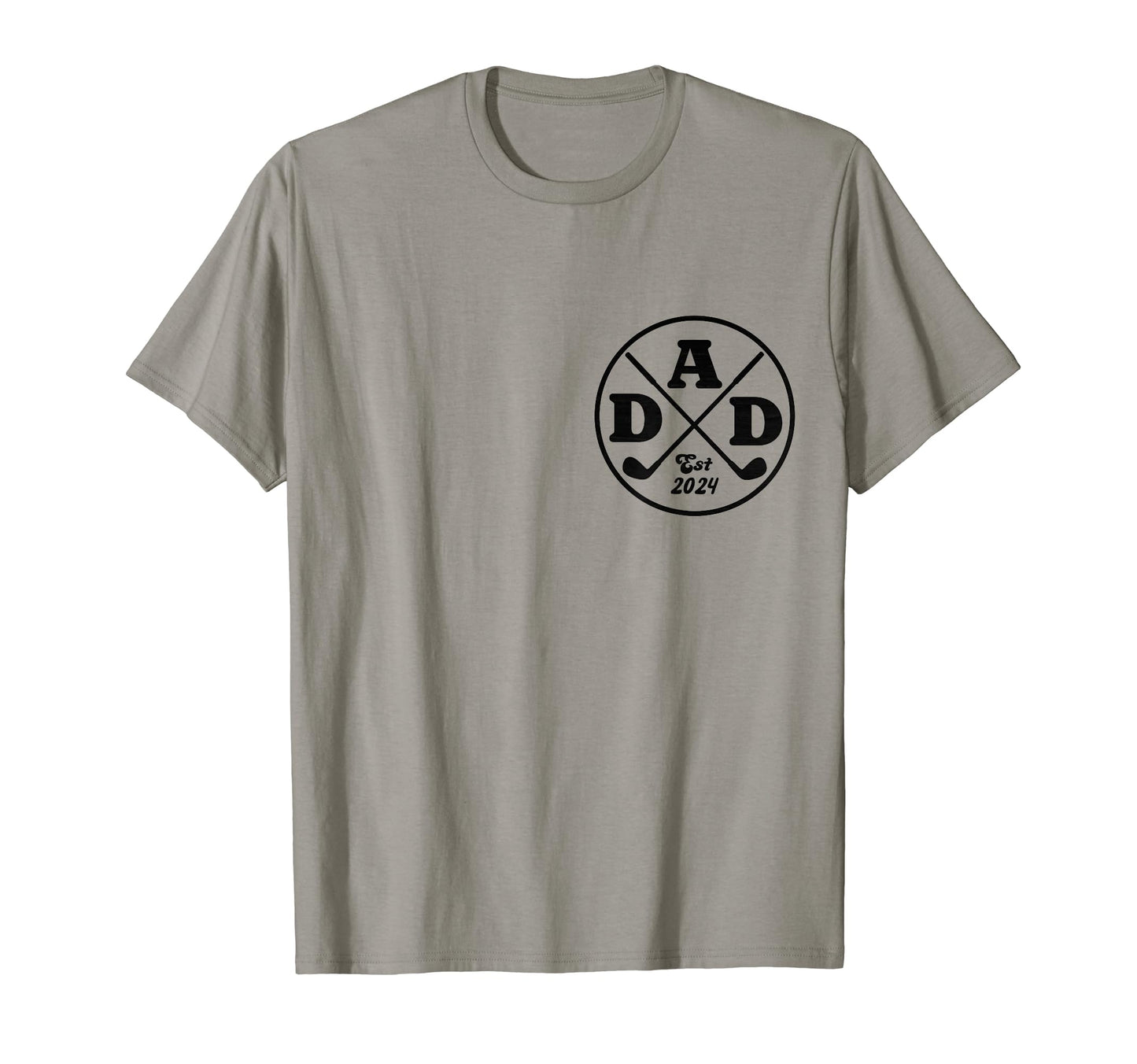 Dad Est 2024 Golf Fathers Day Golfing T-Shirt - Novelty Apparel Men Women - T-Shirt, Sweatshirt, Hoodie