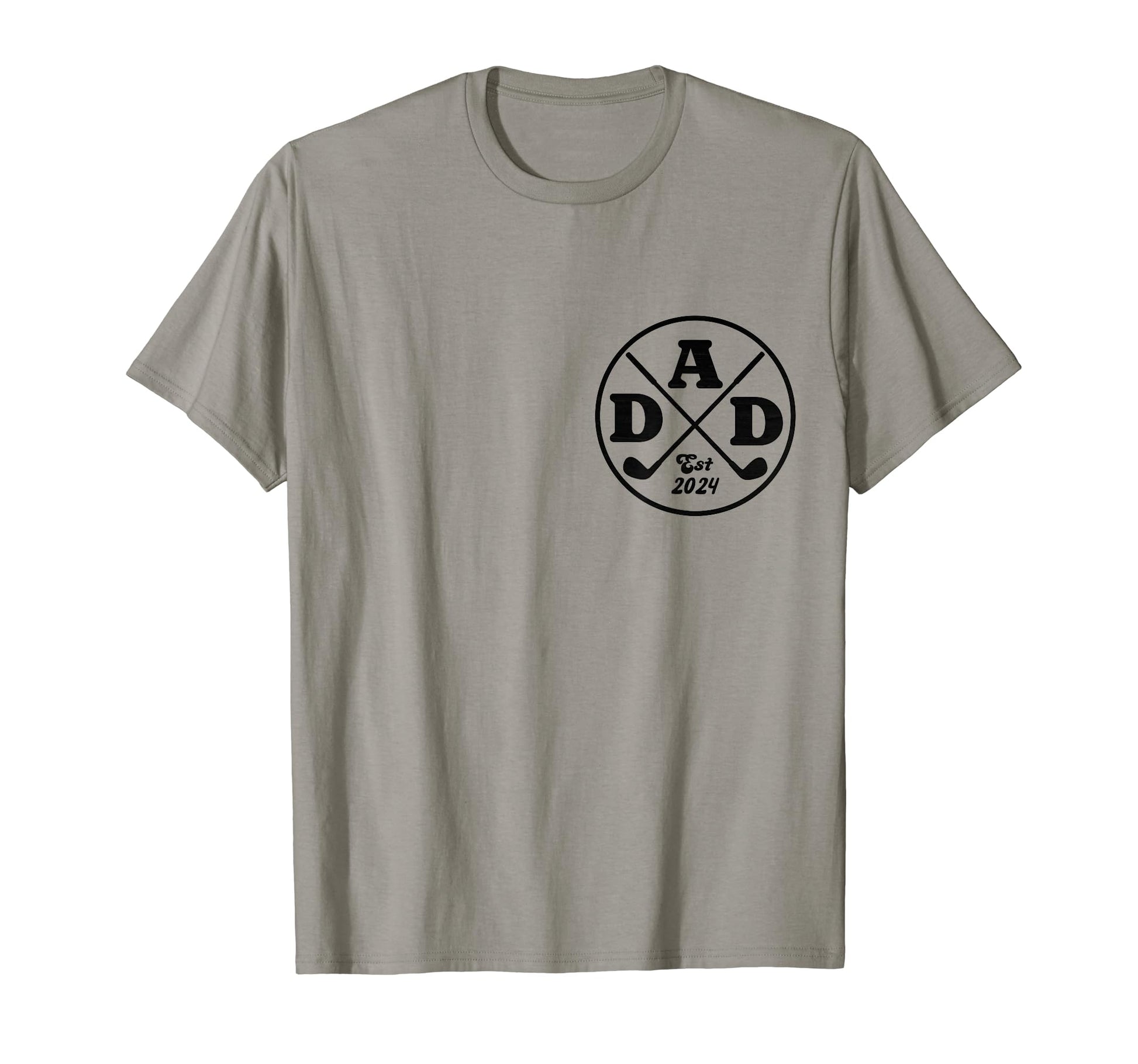 Dad Est 2024 Golf Fathers Day Golfing T-Shirt - Novelty Apparel Men Women - T-Shirt, Sweatshirt, Hoodie