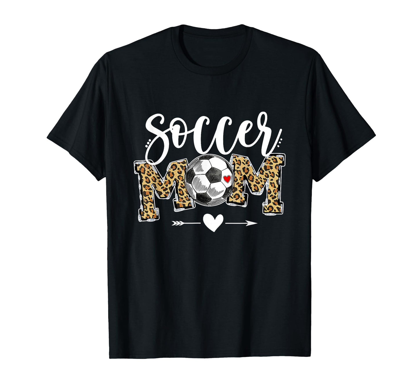 Soccer Mom Leopard Funny Soccer Mom T-Shirt - Unique Graphic for Adults - T-Shirt, Sweatshirt, Hoodie