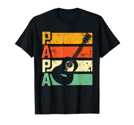 Acoustic Guitar Papa Gift Guitarist T-Shirt - Graphic Print for Adults - T-Shirt, Sweatshirt, Hoodie