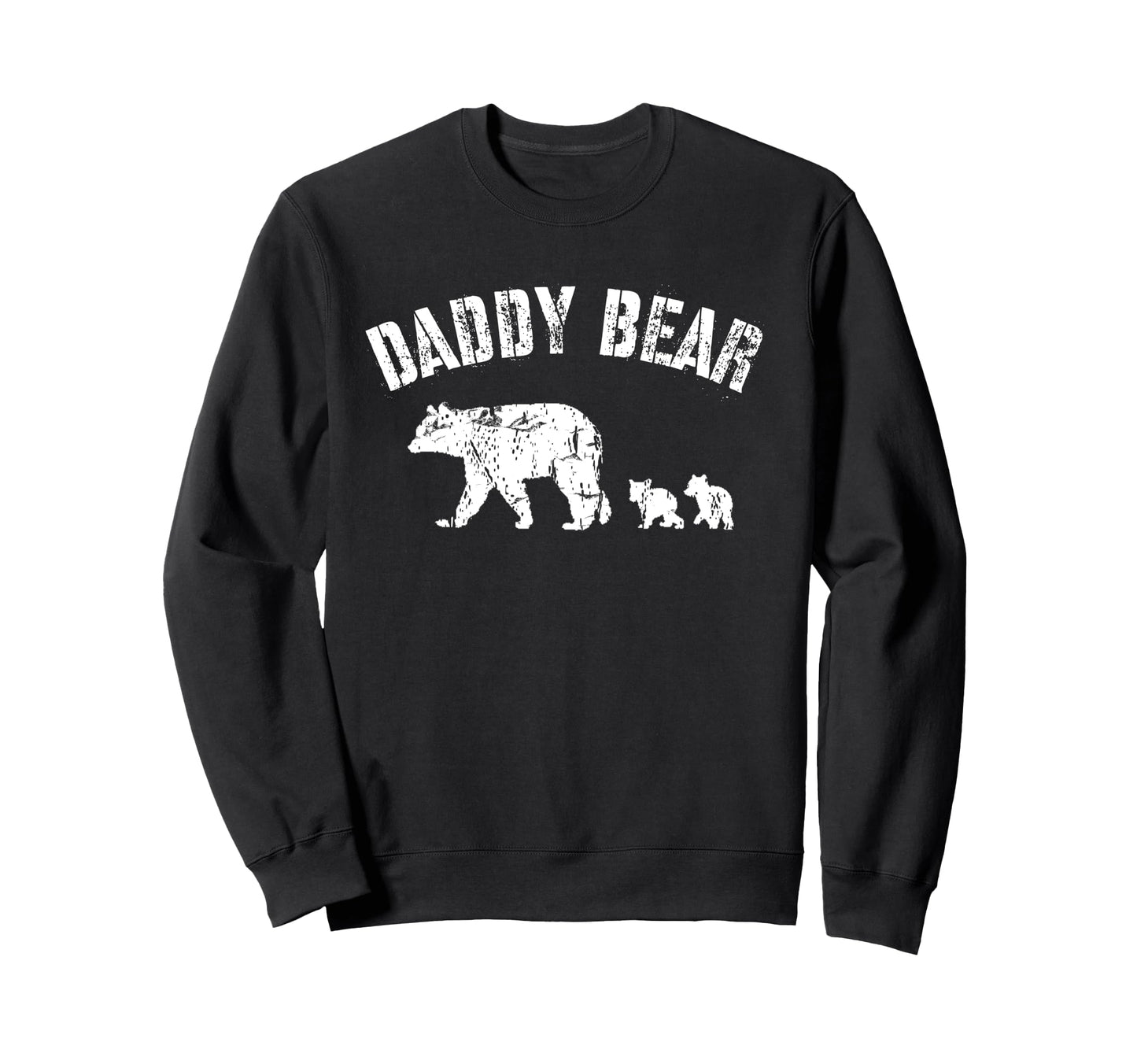Daddy Bear 2 Two Cubs Dad Father Sweatshirt - Custom Art Print for Adults - T-Shirt, Sweatshirt, Hoodie