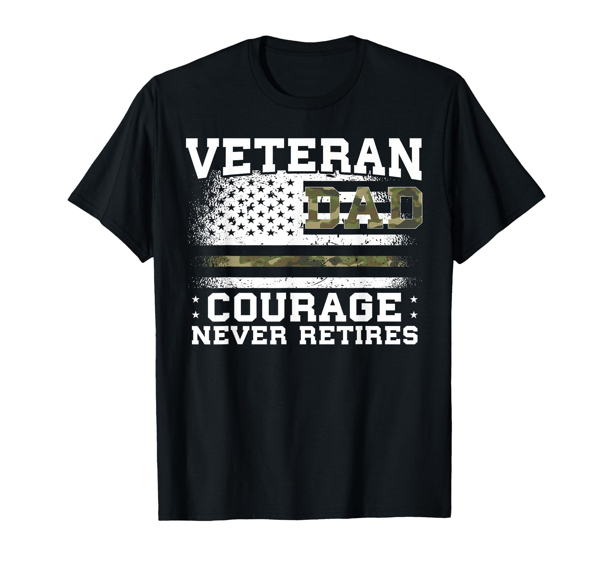 Proud Veteran Dad Military Patriotic T-Shirt - Streetwear Style Men Women - T-Shirt, Sweatshirt, Hoodie