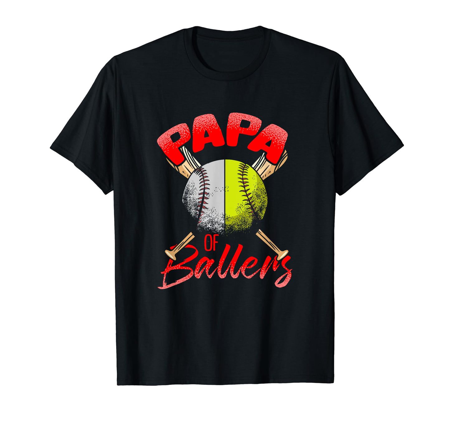 Softball Dad Pitcher Baseball Bat Husband T-Shirt - Minimalist Print Unisex - T-Shirt, Sweatshirt, Hoodie