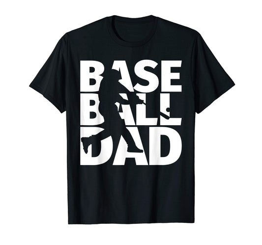 Baseball Dad T-Shirt - Minimalist Print Men Women - T-Shirt, Sweatshirt, Hoodie