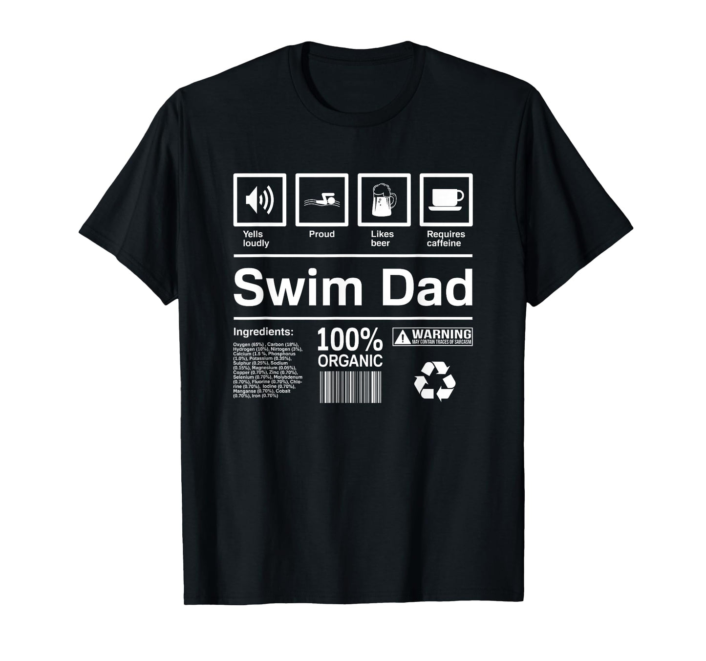 Swim Dad Gifts Swim Dads T-Shirt - Trendy Graphic for Adults - T-Shirt, Sweatshirt, Hoodie