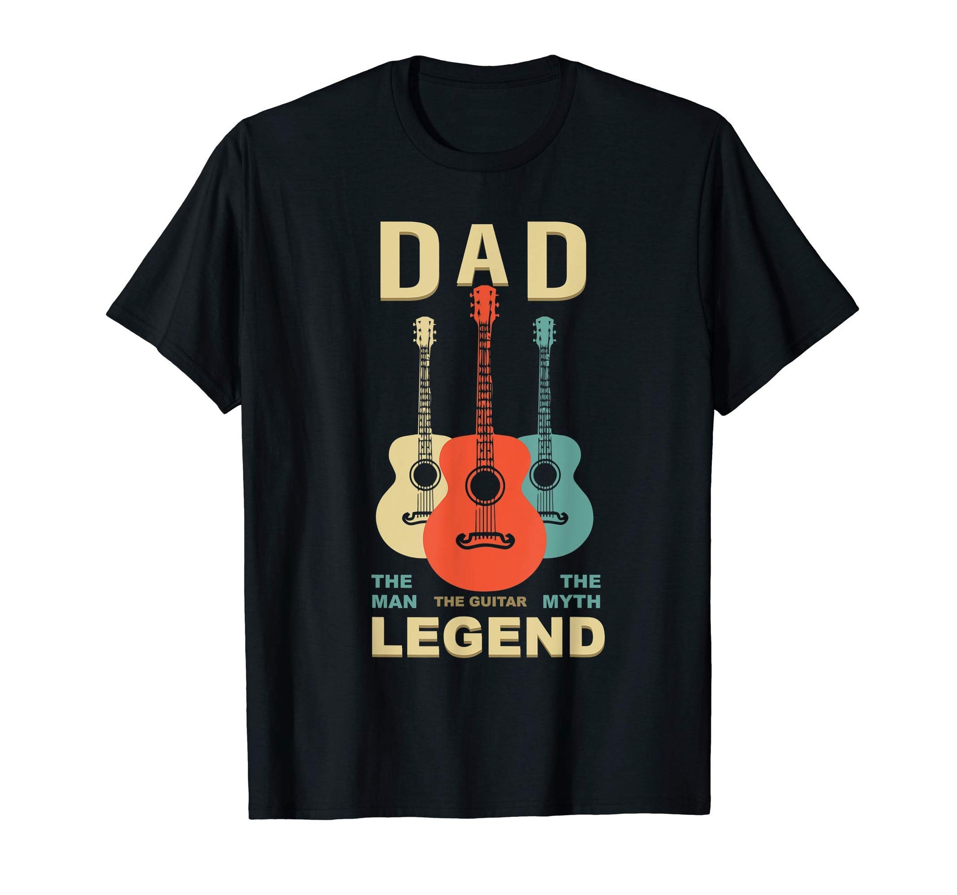 Mens Guitarist Dad Myth Guitar Legend T-Shirt - Streetwear Style for Adults - T-Shirt, Sweatshirt, Hoodie
