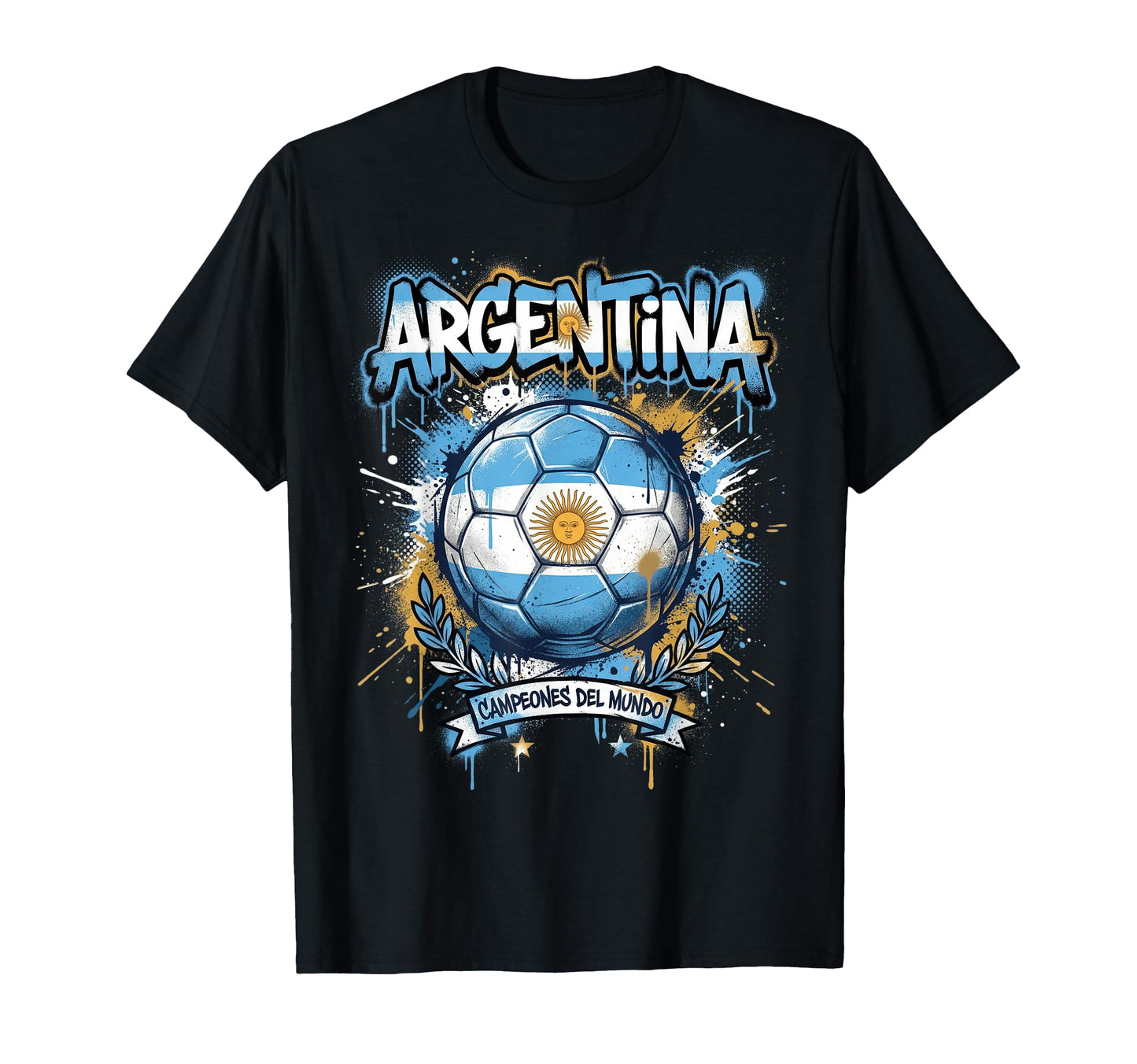 Argentina Football Soccer Player T-Shirt - Aesthetic Graphic Men Women - T-Shirt, Sweatshirt, Hoodie