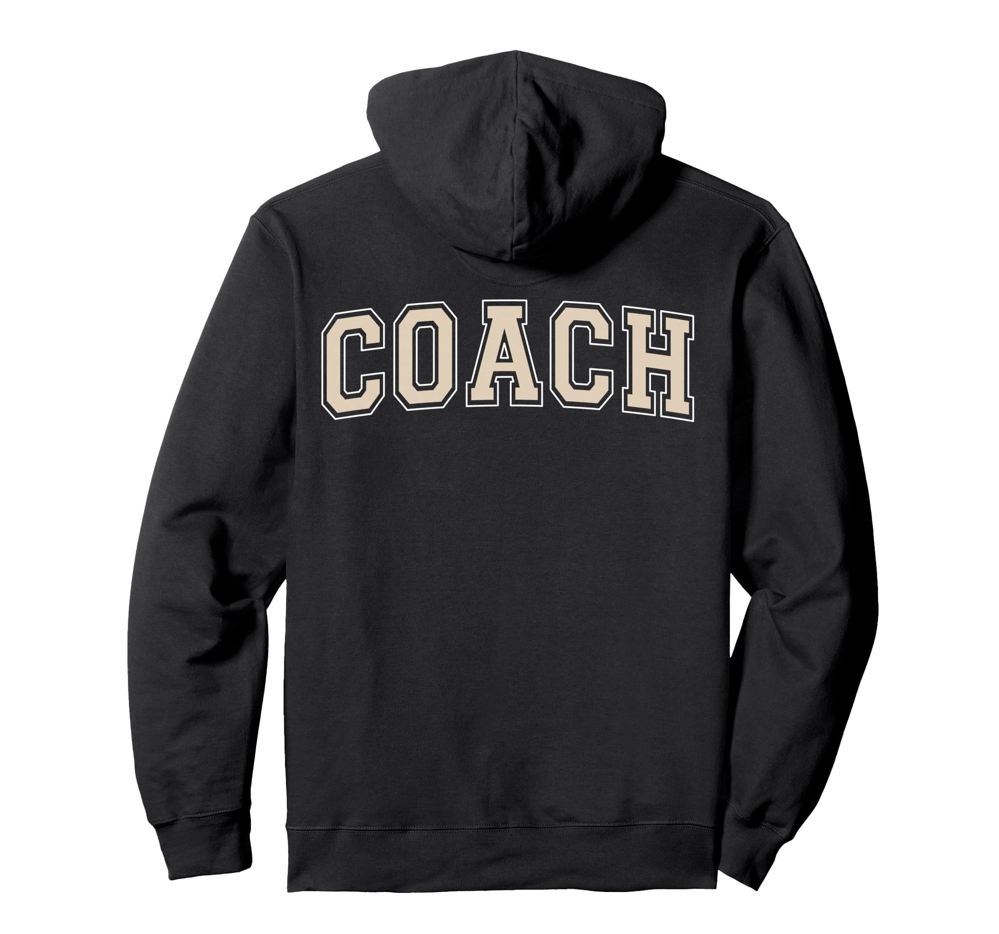 Coach Sports Trainer Antique White Hoodie - Unique Graphic for Adults - T-Shirt, Sweatshirt, Hoodie