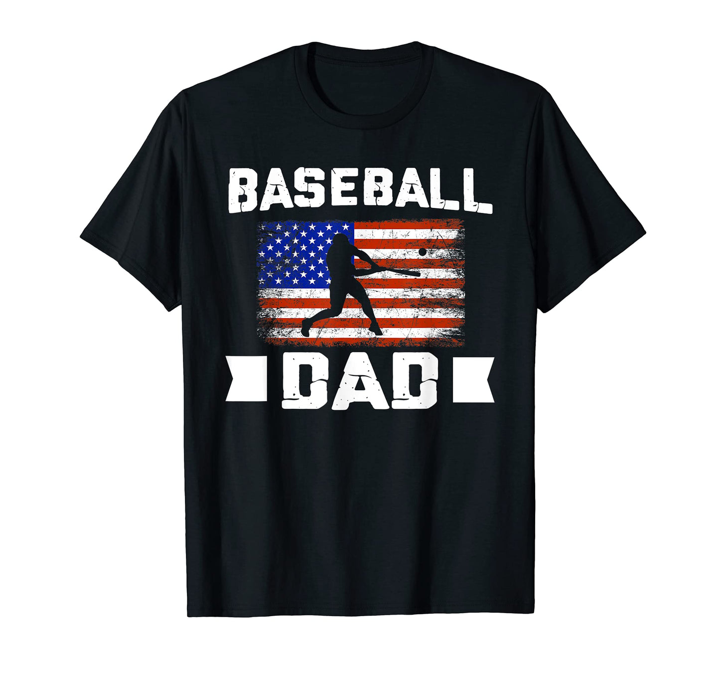 Mens Baseball Dad Baseball T-Shirt - Custom Art Print Men Women - T-Shirt, Sweatshirt, Hoodie