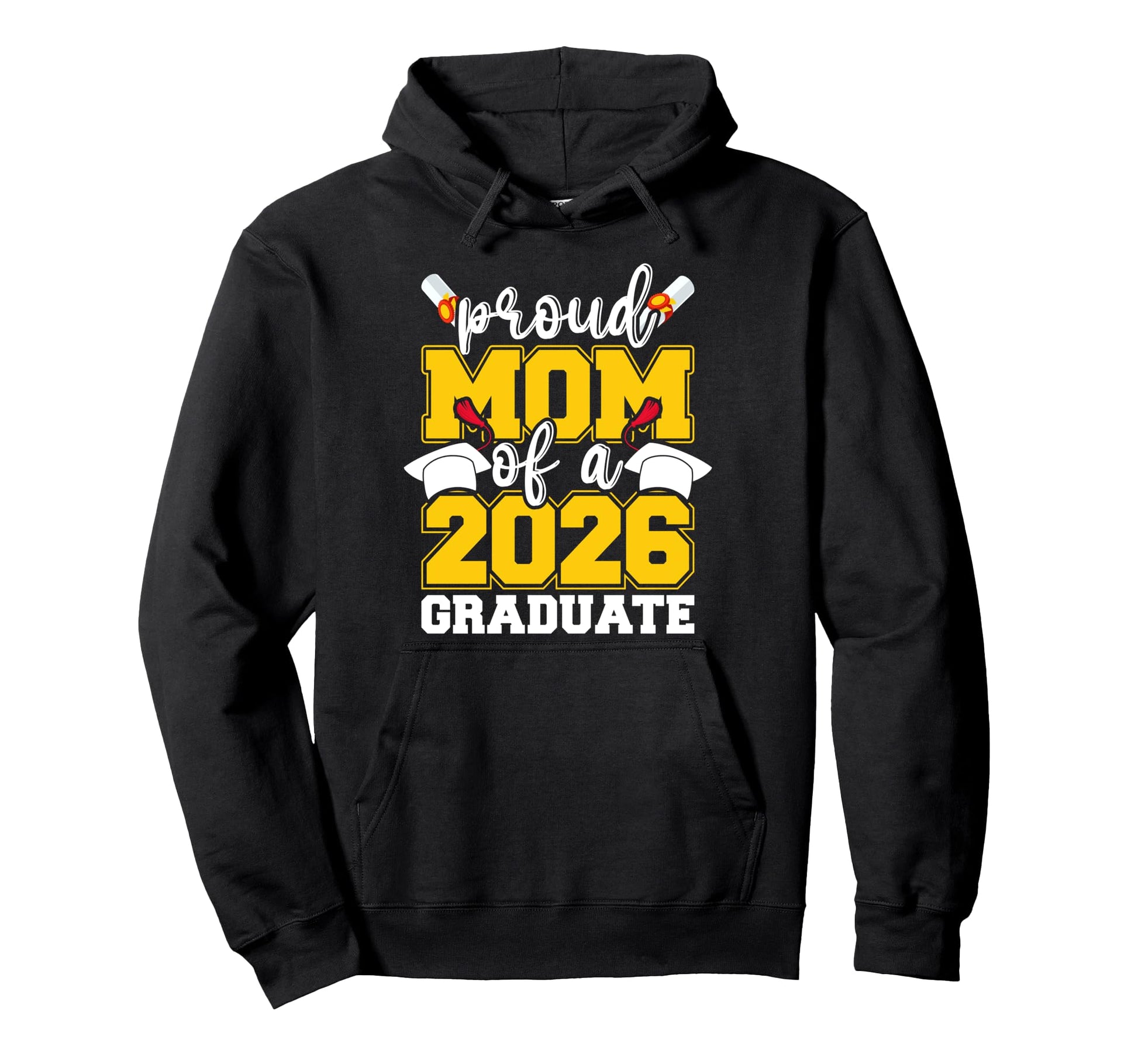 Proud Dad 2026 Graduate Senior Family Hoodie - Minimalist Print Unisex - T-Shirt, Sweatshirt, Hoodie