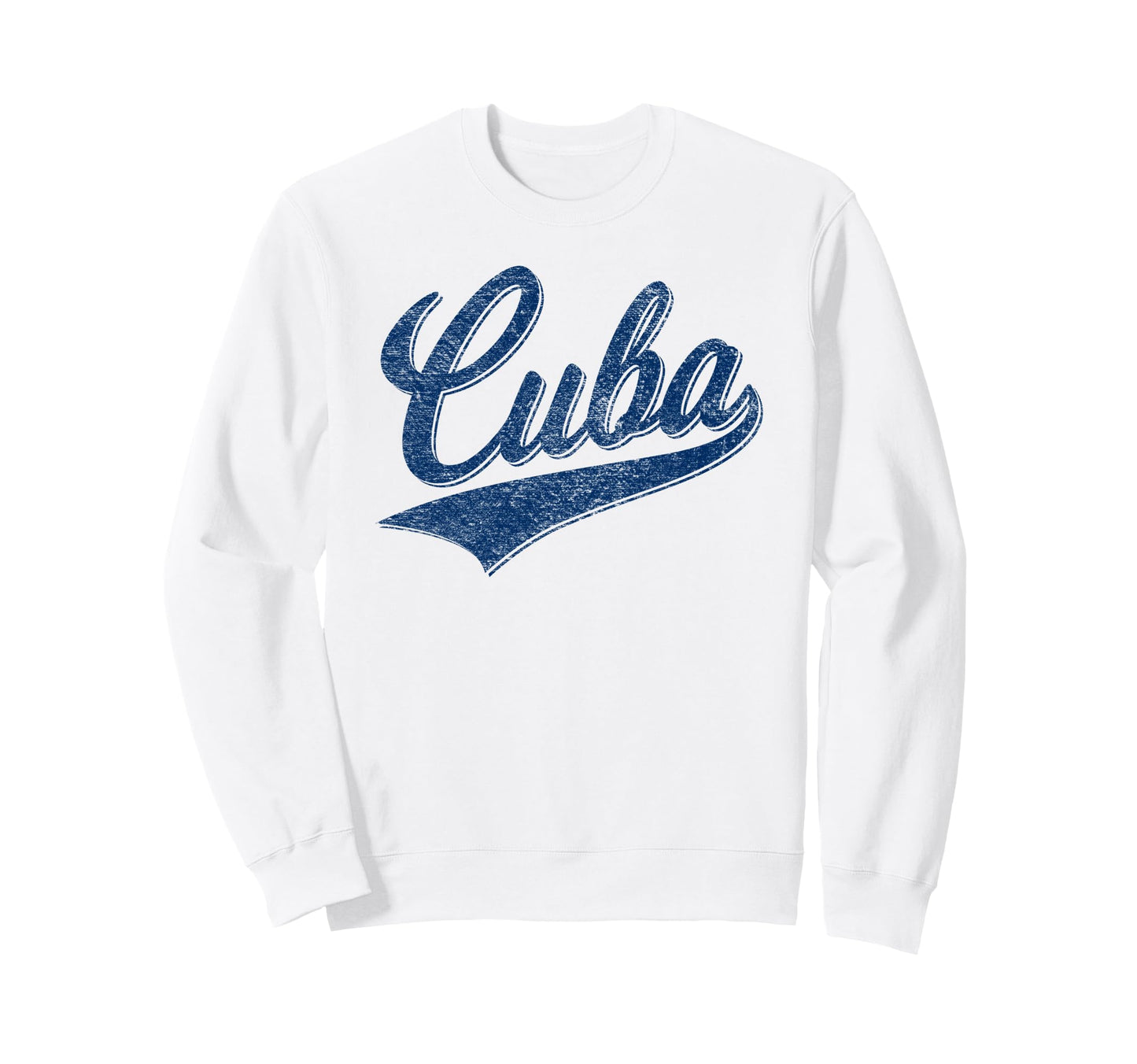 Cuba Flag Baseball Sport Swoosh Sweatshirt - Streetwear Style Men Women - T-Shirt, Sweatshirt, Hoodie