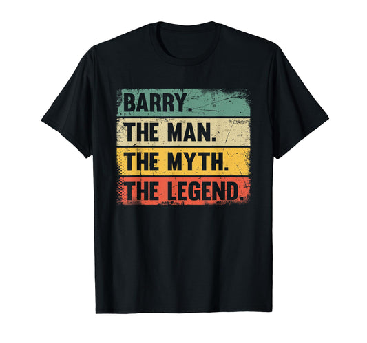 Barry Myth Legend Gift Barry T-Shirt - Aesthetic Graphic Men Women - T-Shirt, Sweatshirt, Hoodie