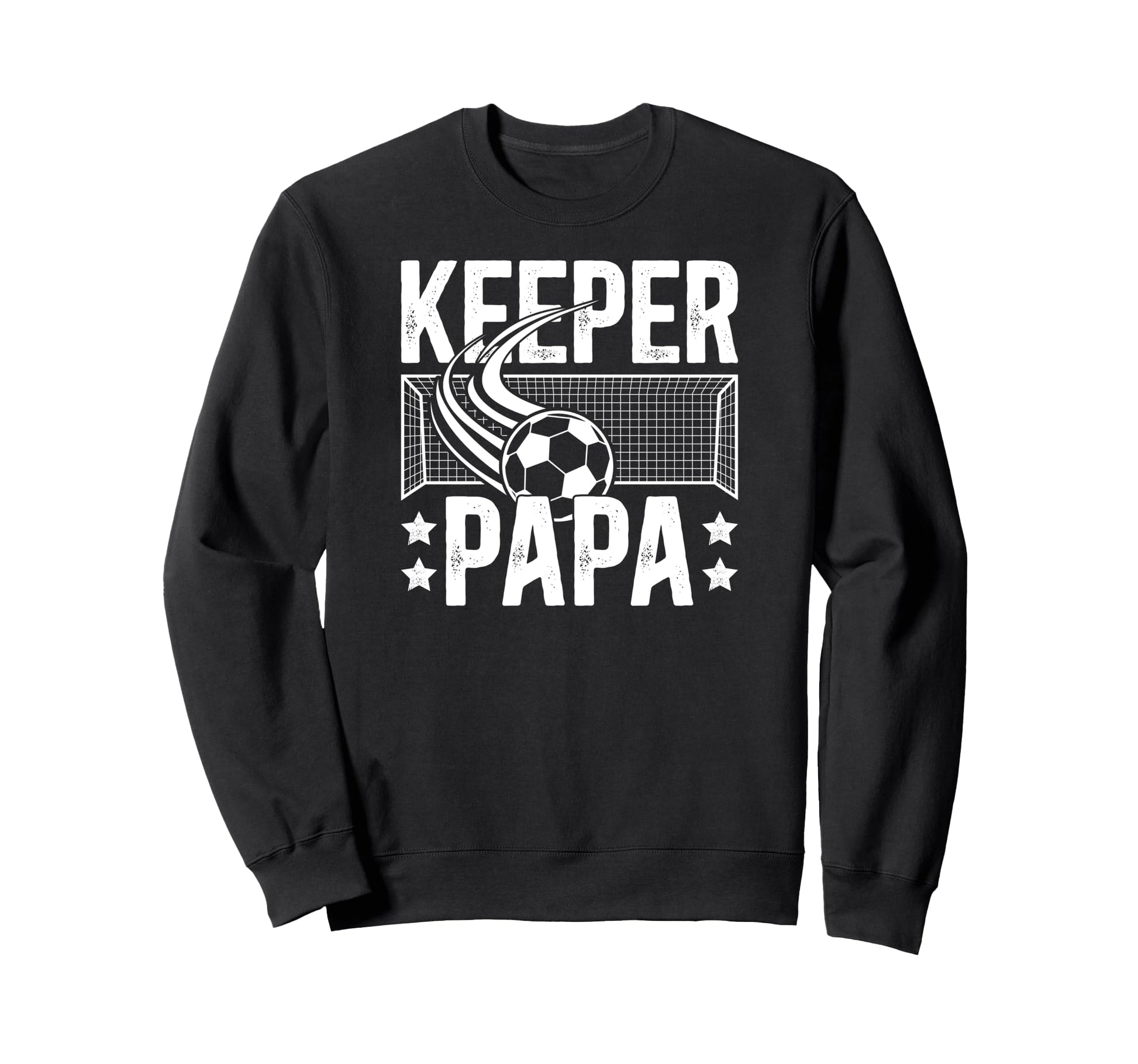 Soccer Keeper Papa Soccer Goalie Sweatshirt - Minimalist Print for Adults - T-Shirt, Sweatshirt, Hoodie
