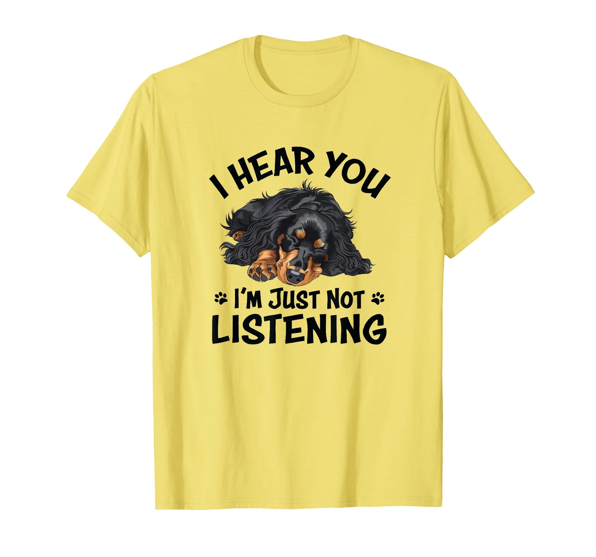 Hear You Not Listening Black Long T-Shirt - Unique Graphic Men Women - T-Shirt, Sweatshirt, Hoodie