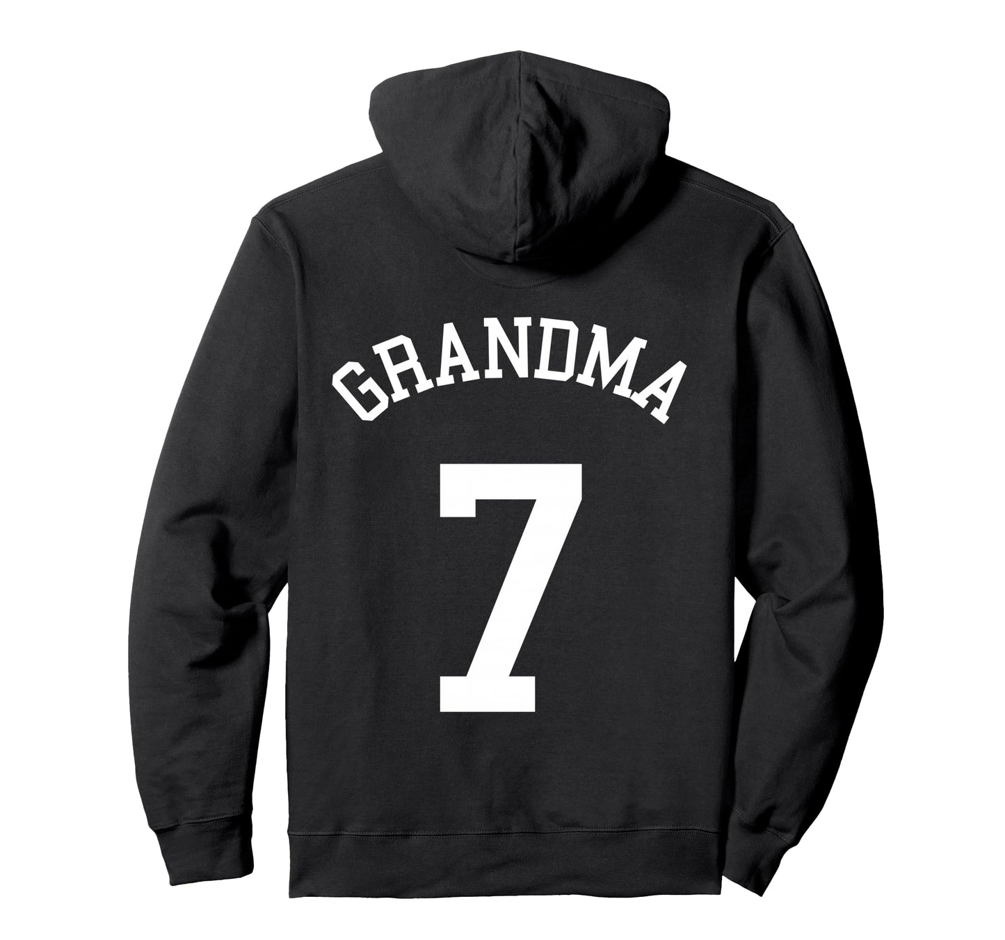 Grandma No 7 Football Gran Soccer Hoodie - Custom Art Print Unisex - T-Shirt, Sweatshirt, Hoodie