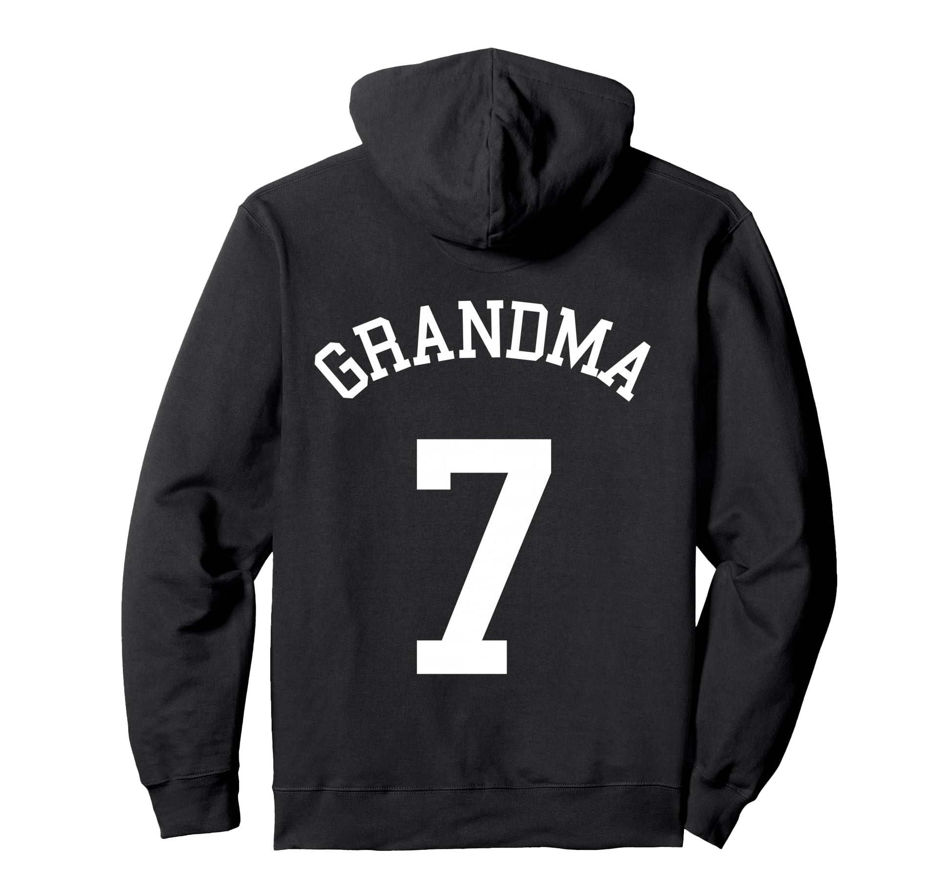 Grandma No 7 Football Gran Soccer Hoodie - Custom Art Print Unisex - T-Shirt, Sweatshirt, Hoodie