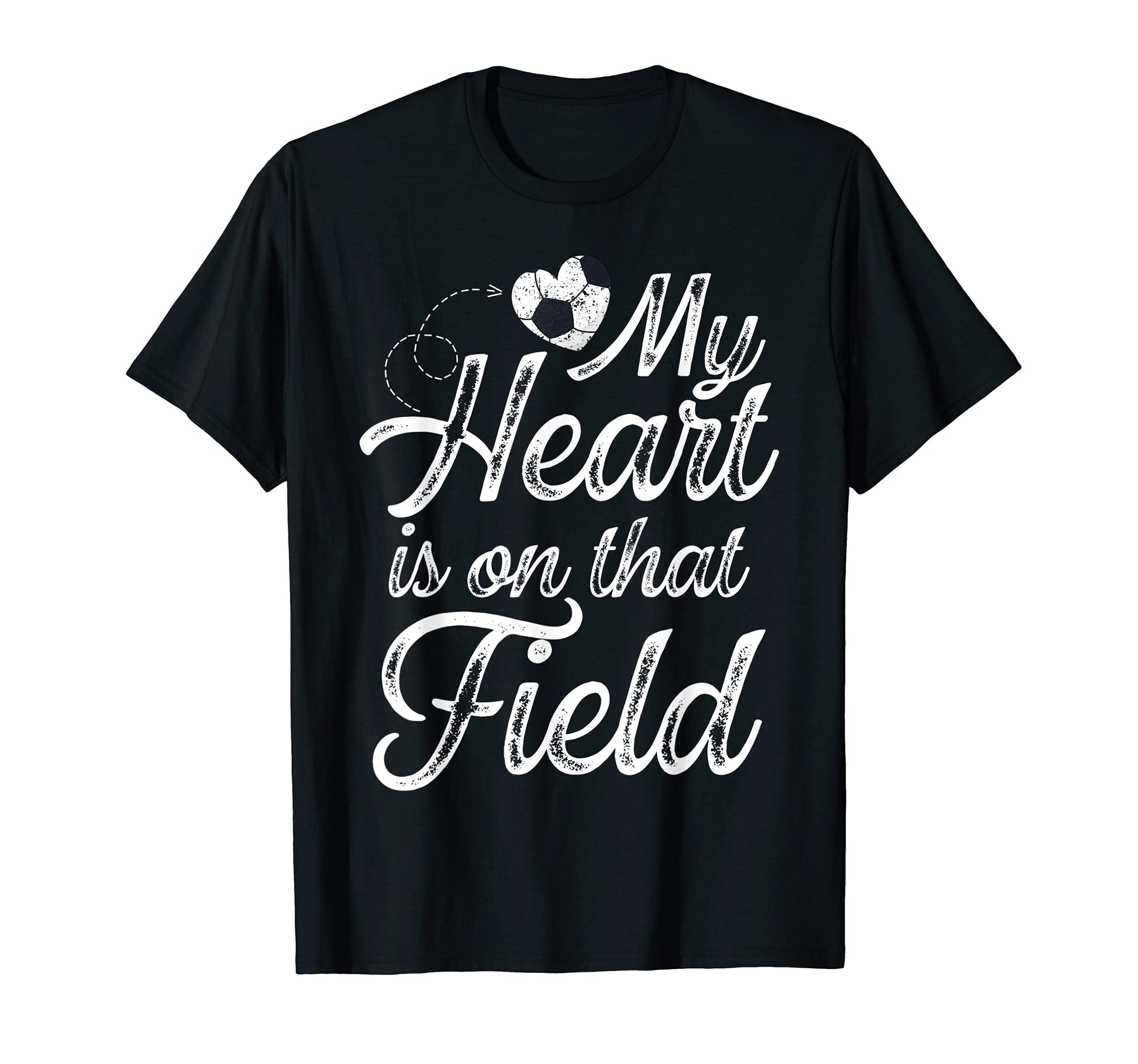 My Heart Is That Field Soccer Mom T-Shirt - Graphic Print Men Women - T-Shirt, Sweatshirt, Hoodie