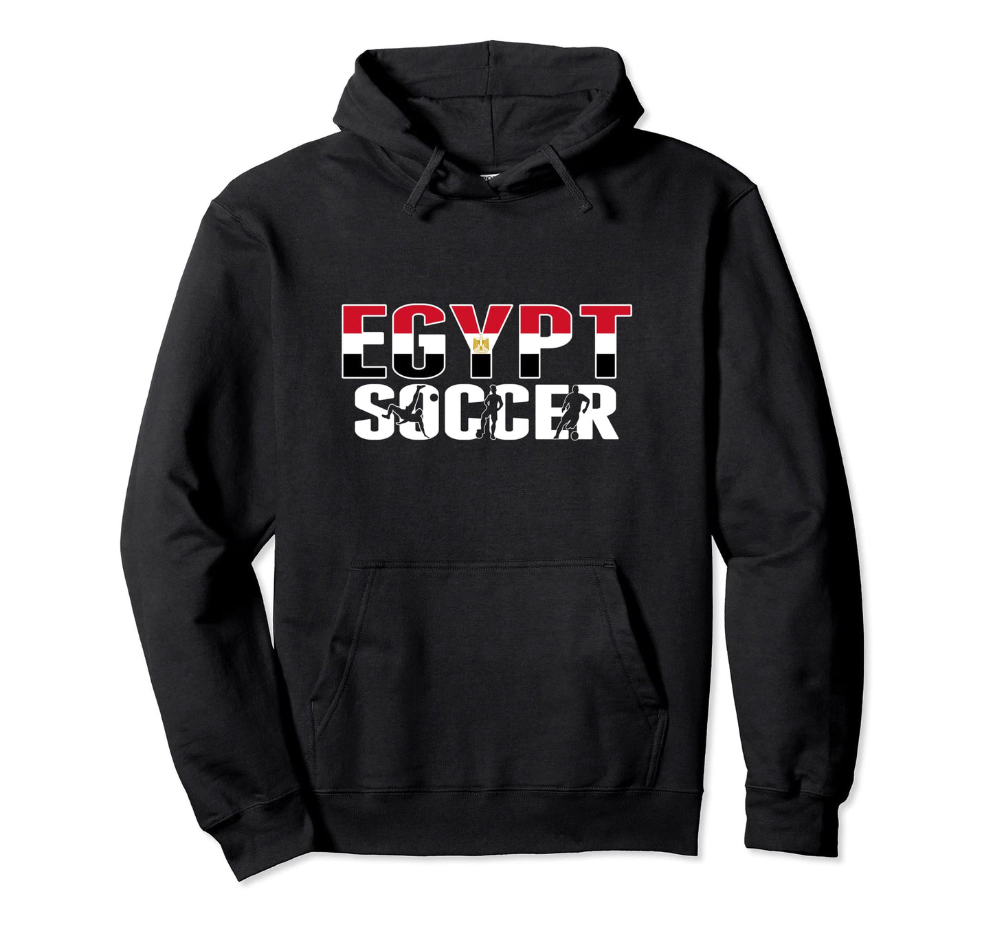 Egypt Soccer Fans Jersey Proud Egyptian Hoodie - Graphic Print for Adults - T-Shirt, Sweatshirt, Hoodie