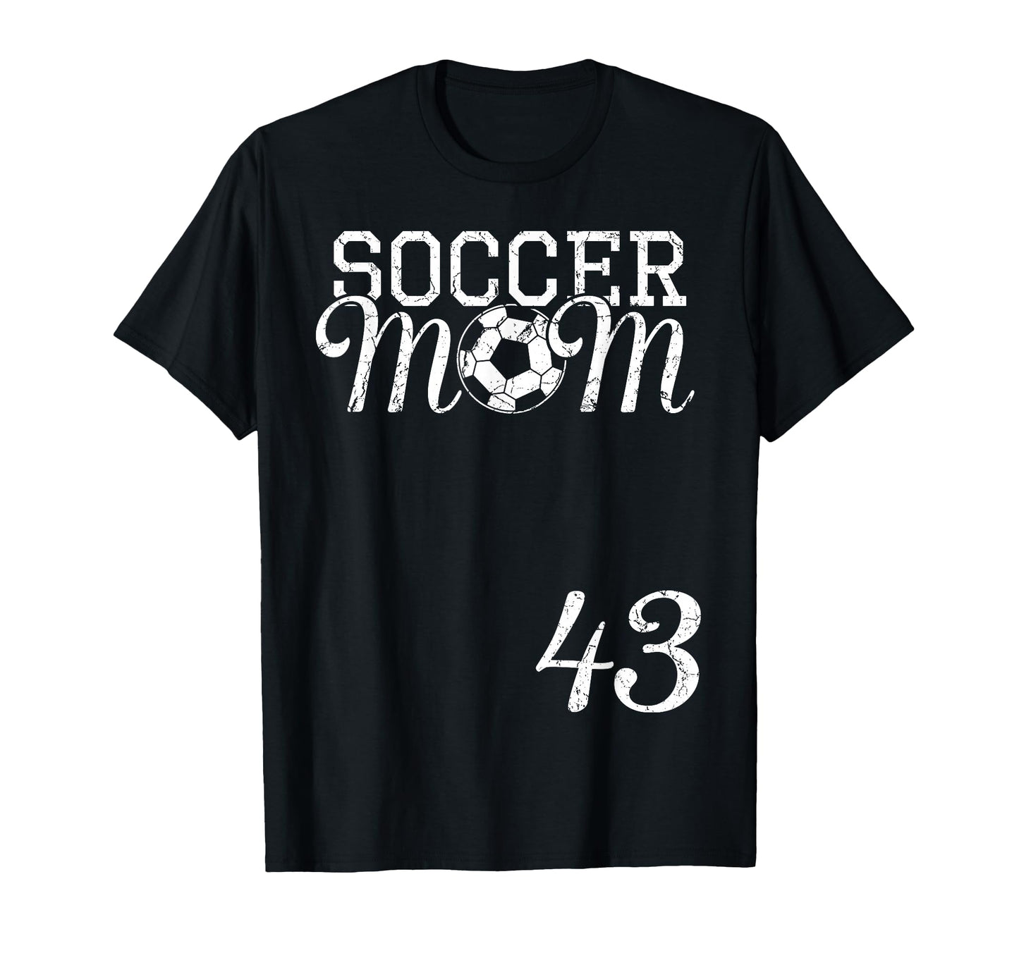 Soccer Mom Jersey Number 43 Favorite T-Shirt - Custom Art Print Men Women - T-Shirt, Sweatshirt, Hoodie