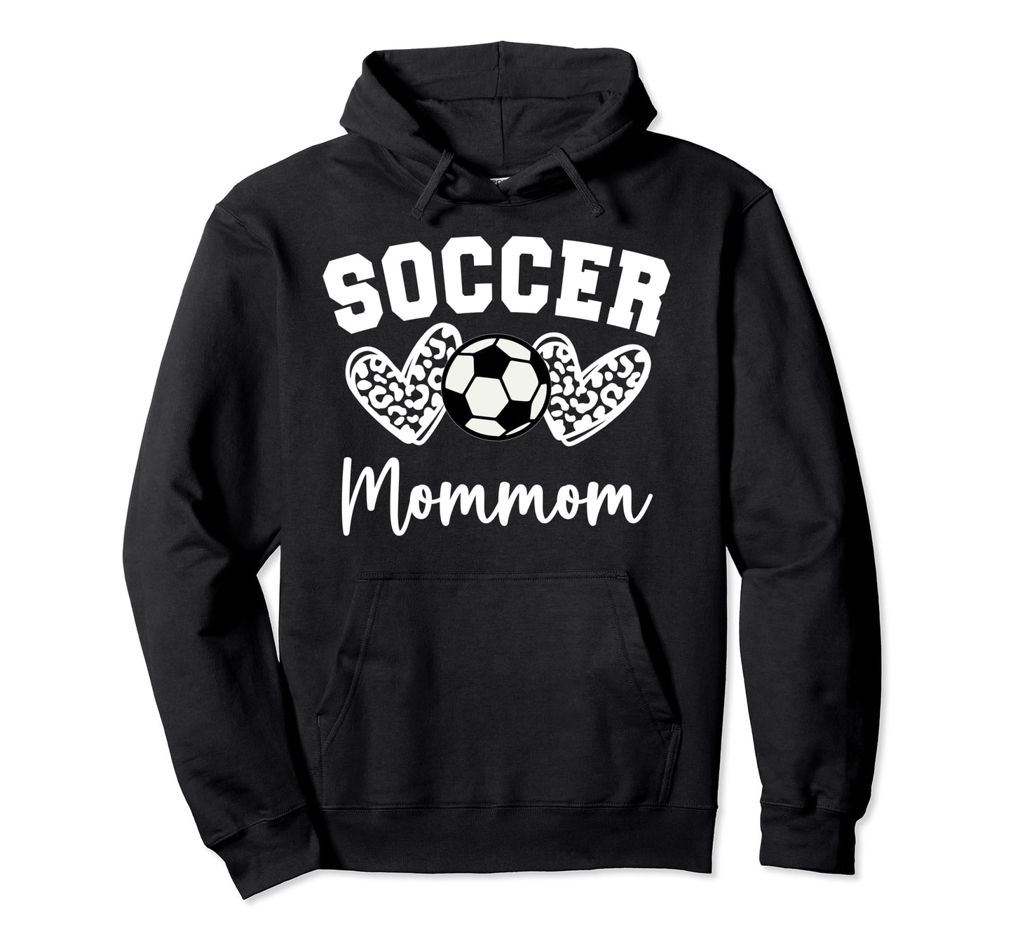 Soccer Mommom Matching Family Soccer Hoodie - Trendy Graphic Unisex - T-Shirt, Sweatshirt, Hoodie