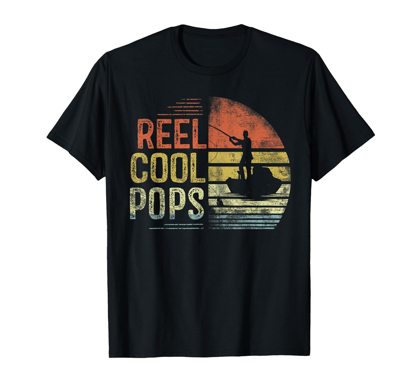 Reel Pops Fishing Gifts Pops Birthday T-Shirt - Unique Graphic for Adults - T-Shirt, Sweatshirt, Hoodie
