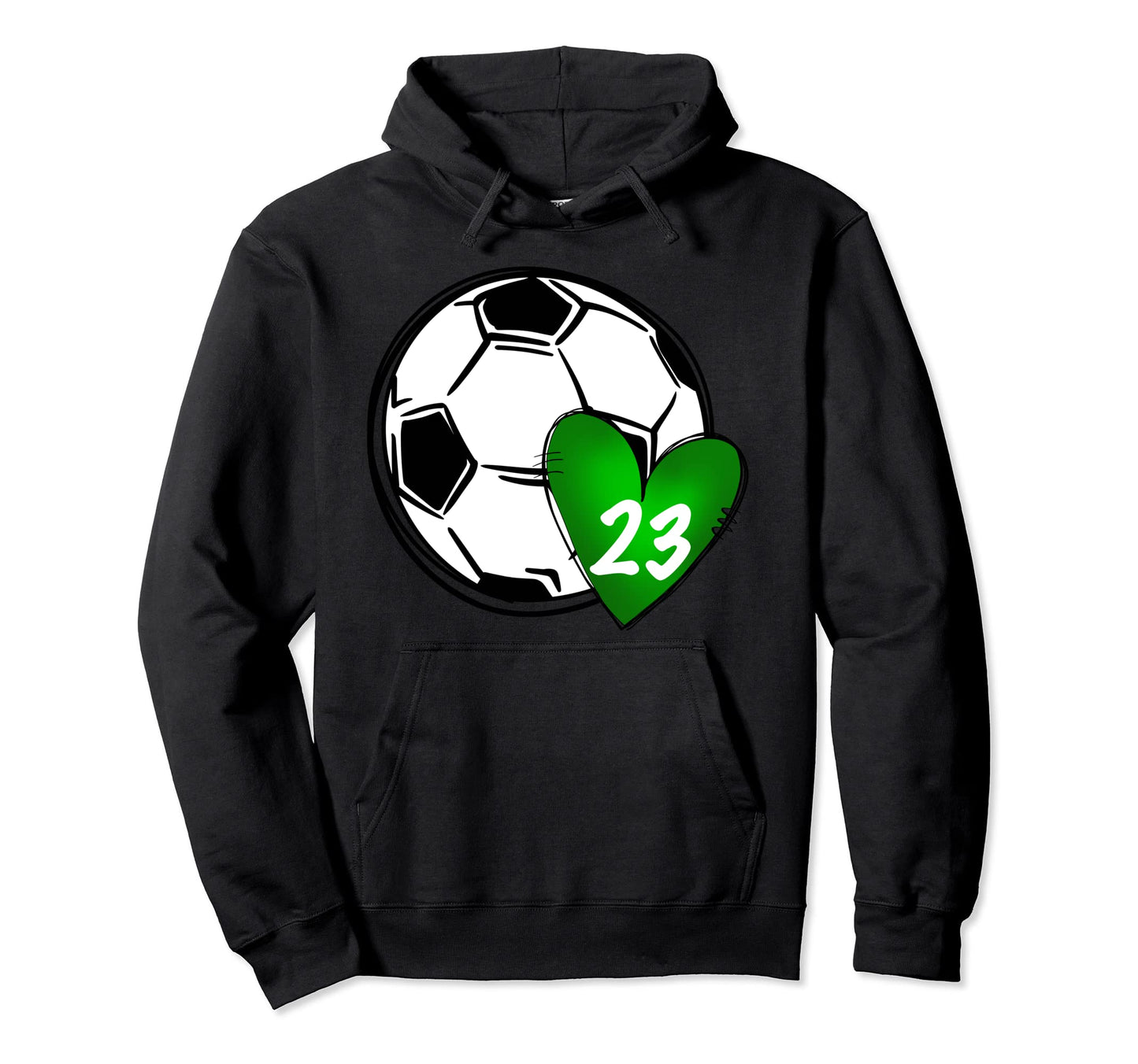 Womens Custom Soccer Mom Number 23 Hoodie - Casual Everyday Wear Unisex - T-Shirt, Sweatshirt, Hoodie