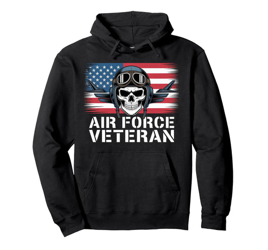 Air Force Veteran Us American Flag Dad Hoodie - Graphic Print for Adults - T-Shirt, Sweatshirt, Hoodie