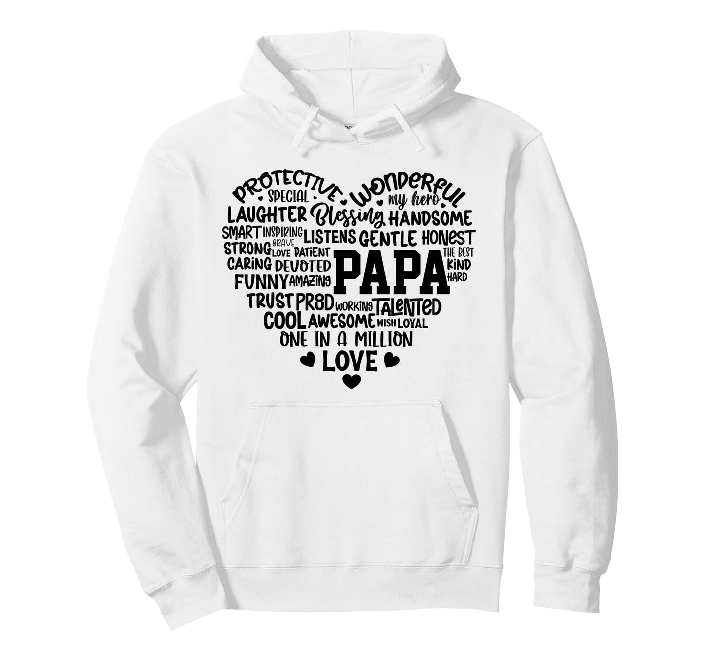 Papa Pa Pa Pap Dad Father Brother Son Hoodie - Graphic Print Unisex - T-Shirt, Sweatshirt, Hoodie