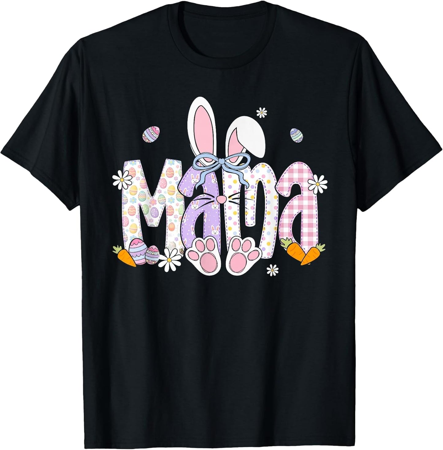 Mama Bunny Happy Easter Unisex T-shirt, Sweatshirt, Hoodie, Long Sleeve Tee - T-Shirt, Sweatshirt, Hoodie
