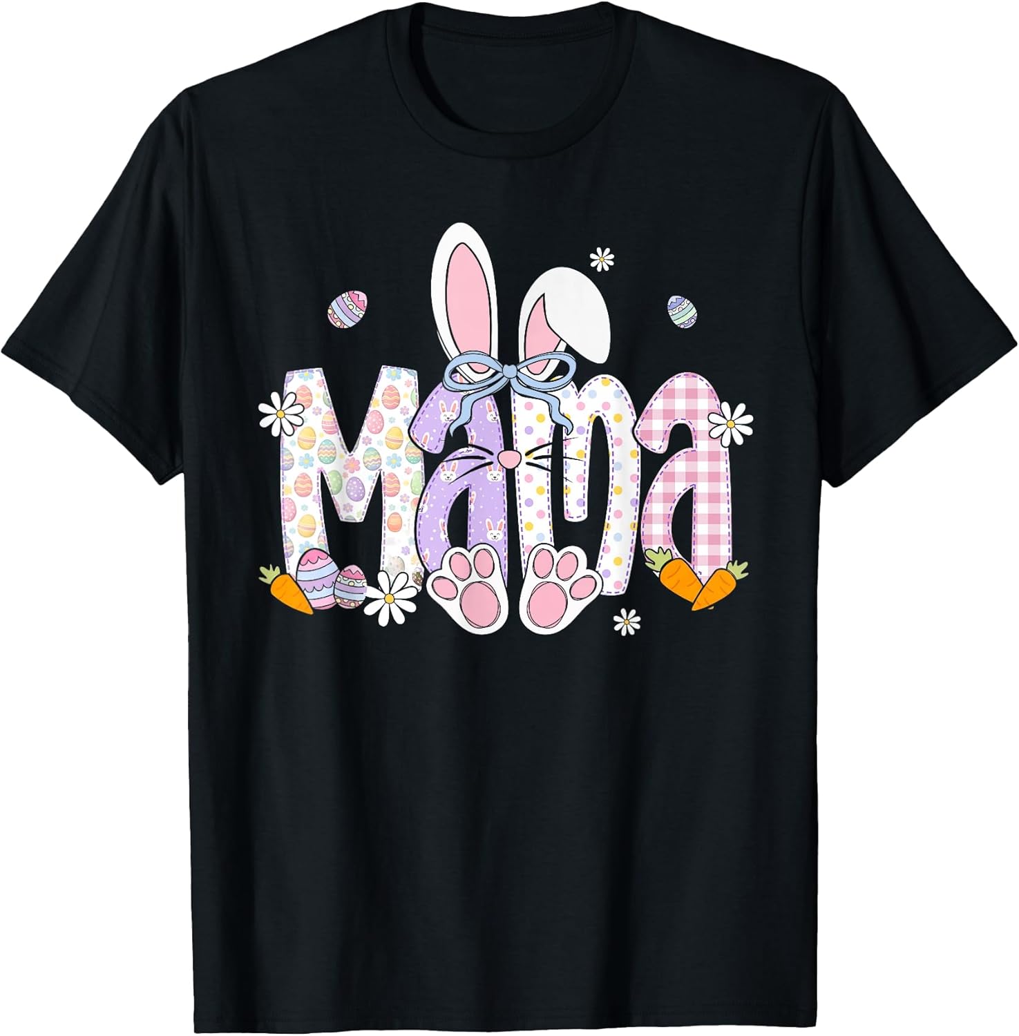 Mama Bunny Happy Easter Unisex T-shirt, Sweatshirt, Hoodie, Long Sleeve Tee - T-Shirt, Sweatshirt, Hoodie