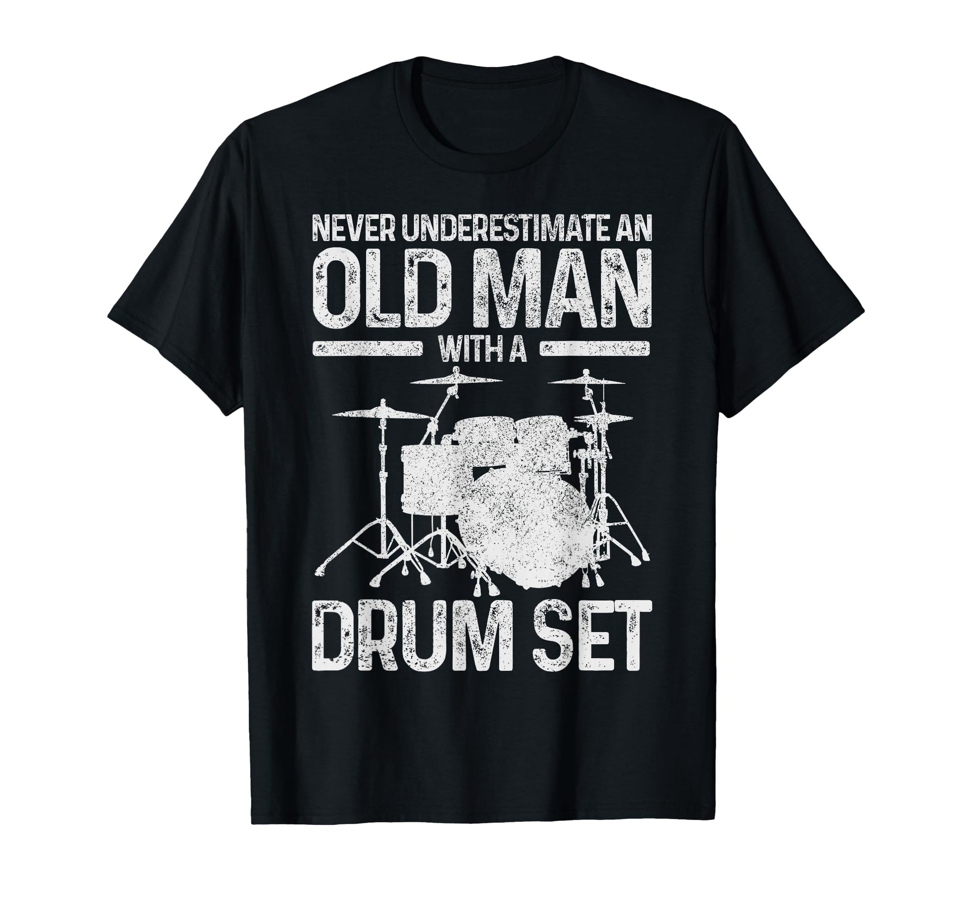 Drummer Drum Kit Drummer Funny Gift T-Shirt - Graphic Print for Adults - T-Shirt, Sweatshirt, Hoodie