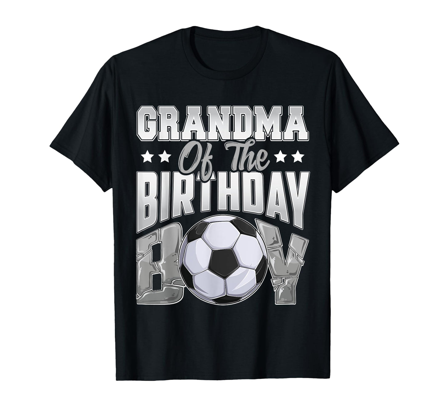 Grandma Soccer Birthday Family T-Shirt - Custom Art Print for Adults - T-Shirt, Sweatshirt, Hoodie