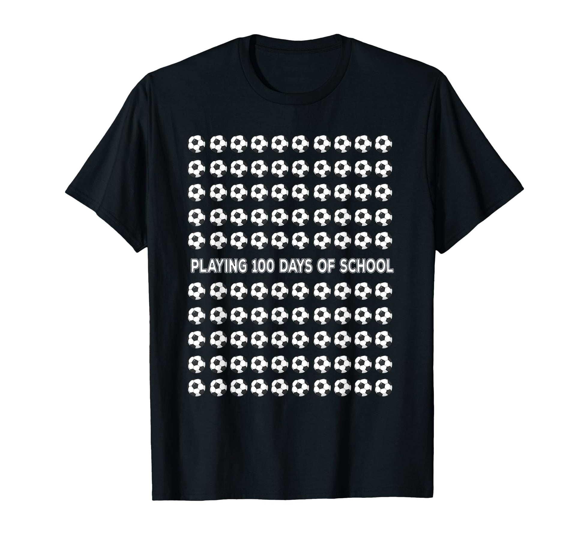 100 Days School Soccer 100Th Day T-Shirt - Casual Everyday Wear Men Women - T-Shirt, Sweatshirt, Hoodie