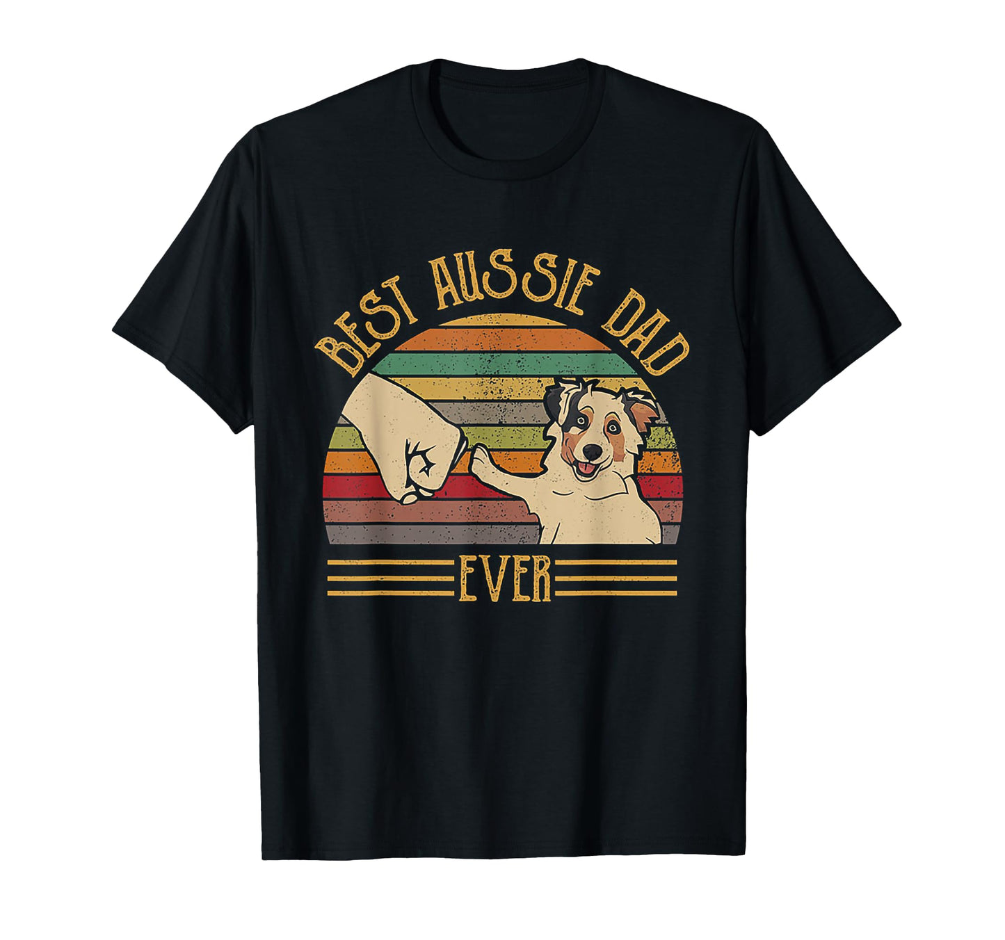 Best Aussie Dad Ever Sunset T-Shirt - Graphic Print for Adults - T-Shirt, Sweatshirt, Hoodie