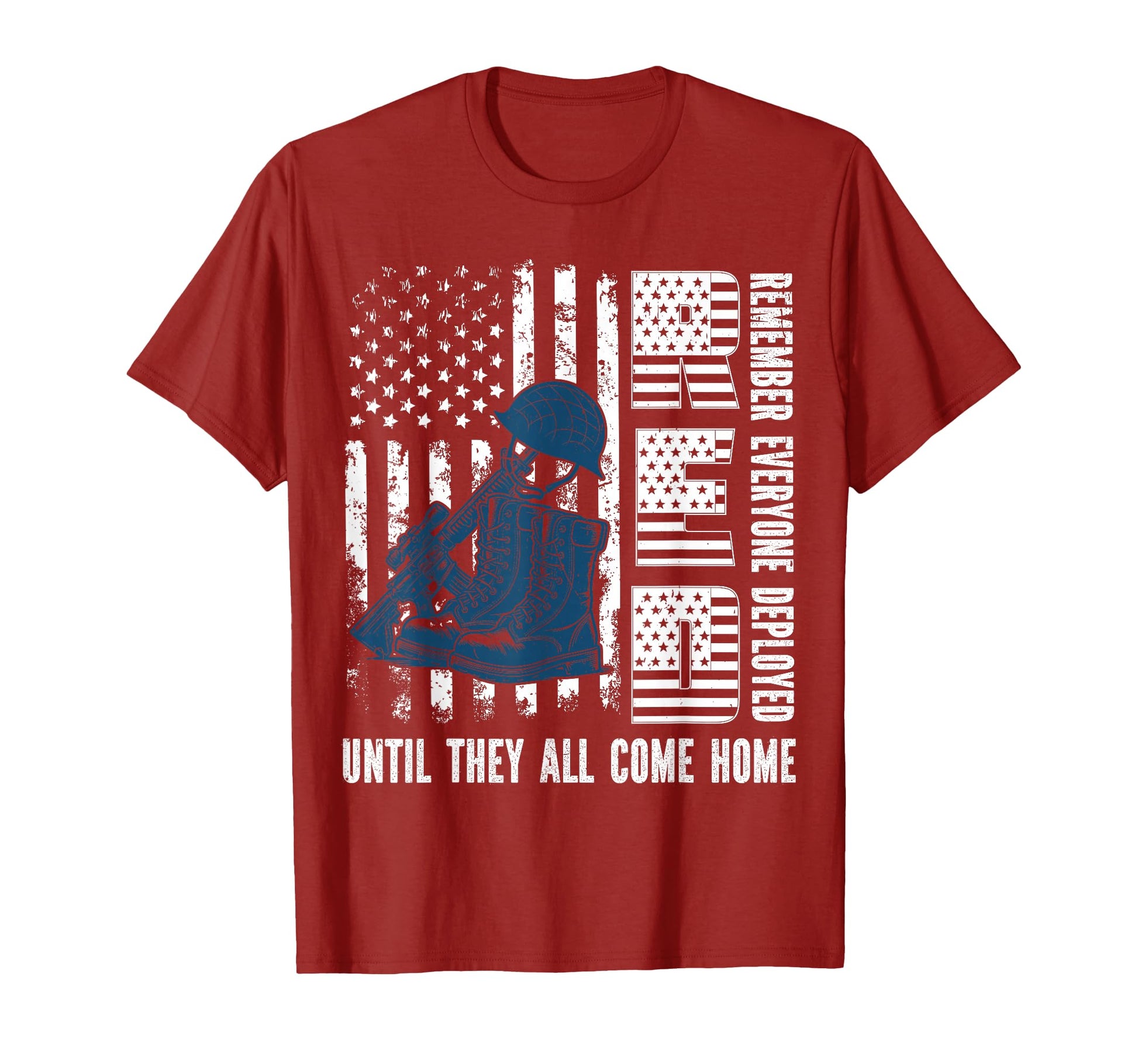 Red Friday Military We Wear Red T-Shirt - Minimalist Print for Adults - T-Shirt, Sweatshirt, Hoodie