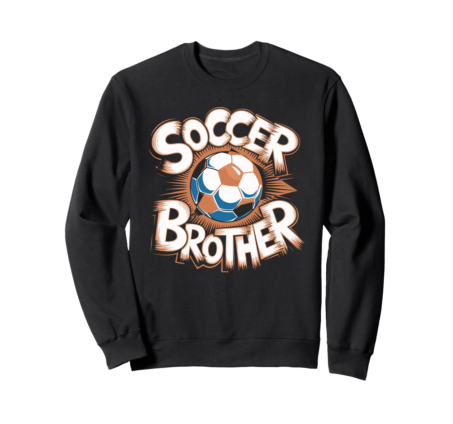 Soccer Brother Sketch Ball Sweatshirt - Graphic Print Unisex - T-Shirt, Sweatshirt, Hoodie