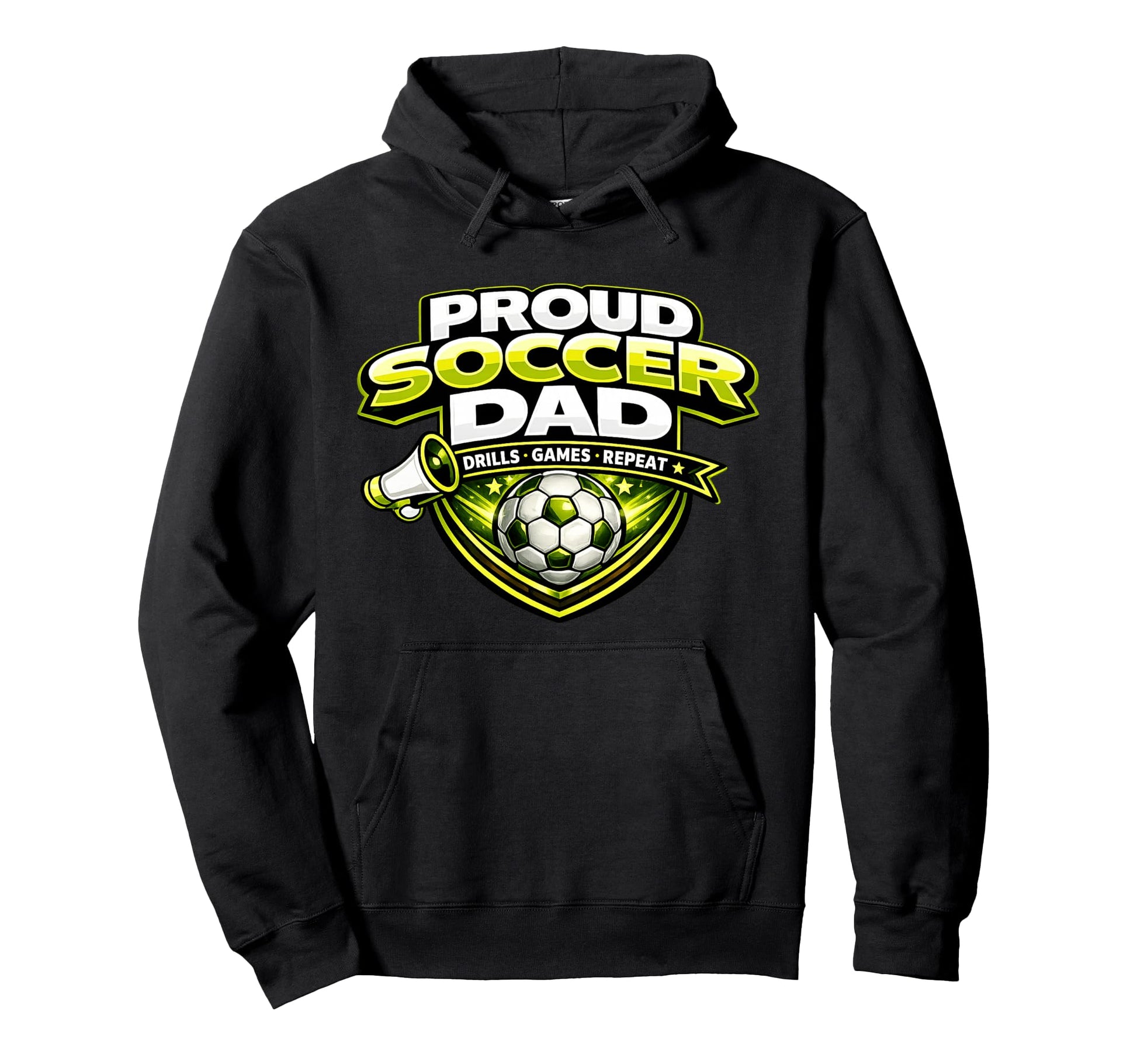 Soccer Dad Funny Proud Drills Games Hoodie - Aesthetic Graphic Unisex - T-Shirt, Sweatshirt, Hoodie