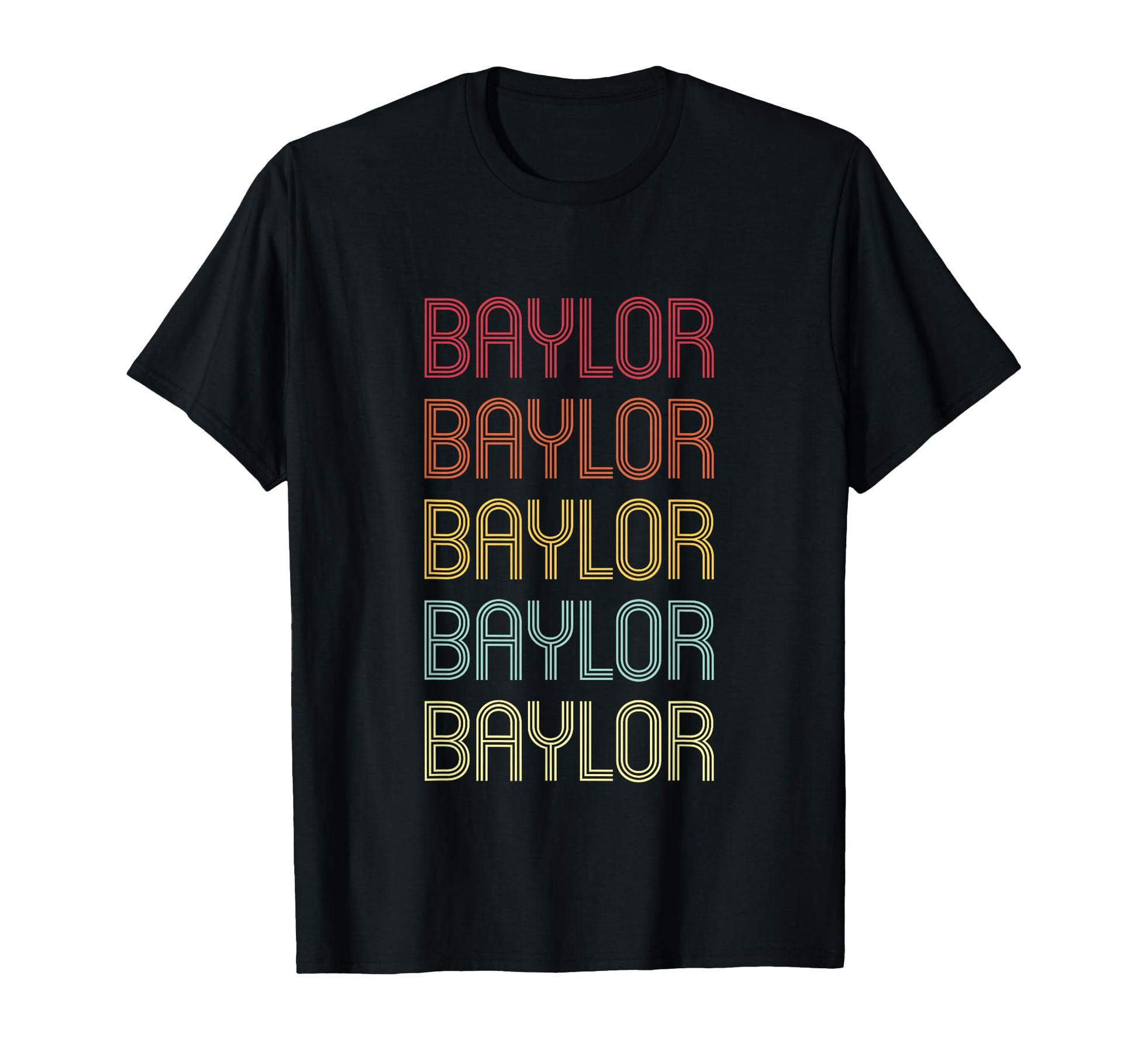 Baylor Wordmark Pattern Personalized T-Shirt - Fun Novelty Design Unisex - T-Shirt, Sweatshirt, Hoodie