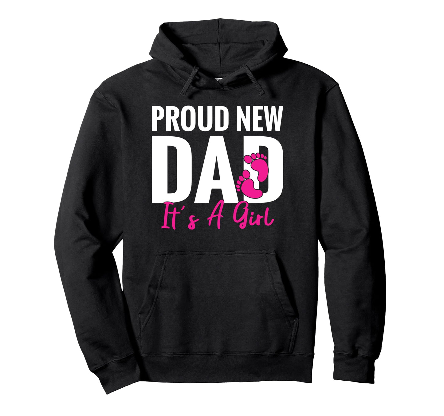 Proud New Dad Its Promoted To Dad Hoodie - Aesthetic Graphic for Adults - T-Shirt, Sweatshirt, Hoodie
