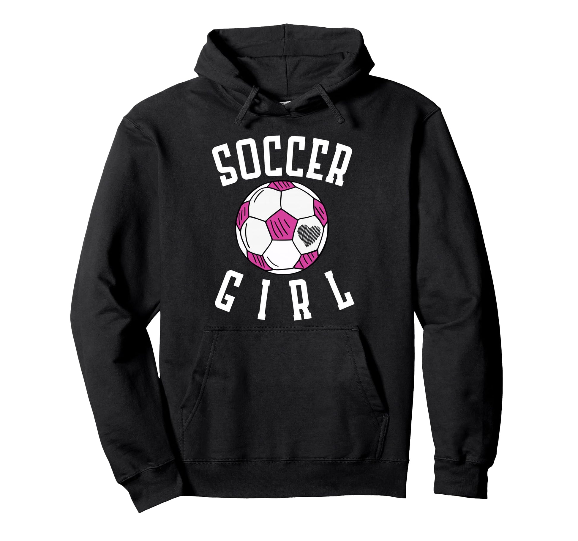 Soccer Heart Hoodie - Custom Art Print Men Women - T-Shirt, Sweatshirt, Hoodie