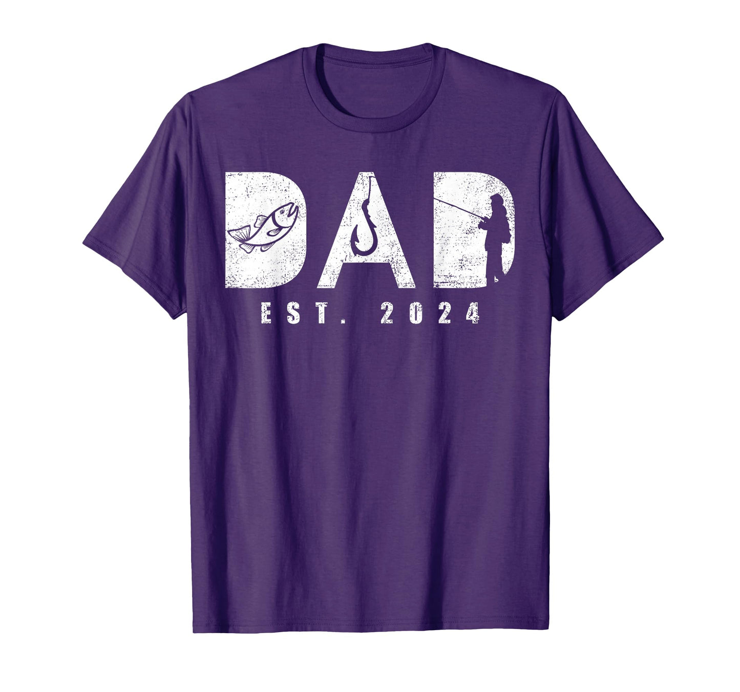 Dad Est 2024 Fishing Dad To Be New T-Shirt - Streetwear Style Men Women - T-Shirt, Sweatshirt, Hoodie