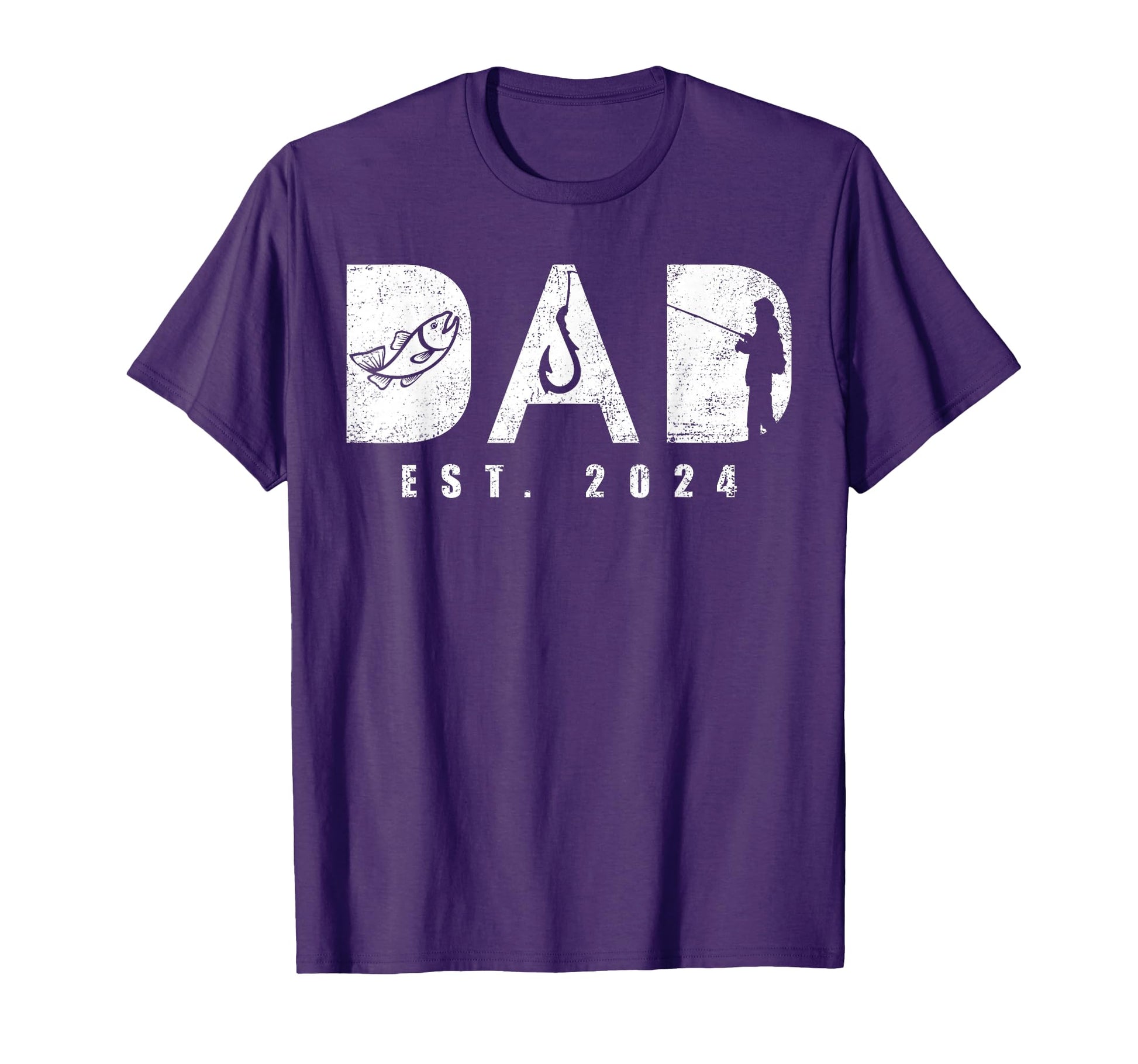 Dad Est 2024 Fishing Dad To Be New T-Shirt - Streetwear Style Men Women - T-Shirt, Sweatshirt, Hoodie