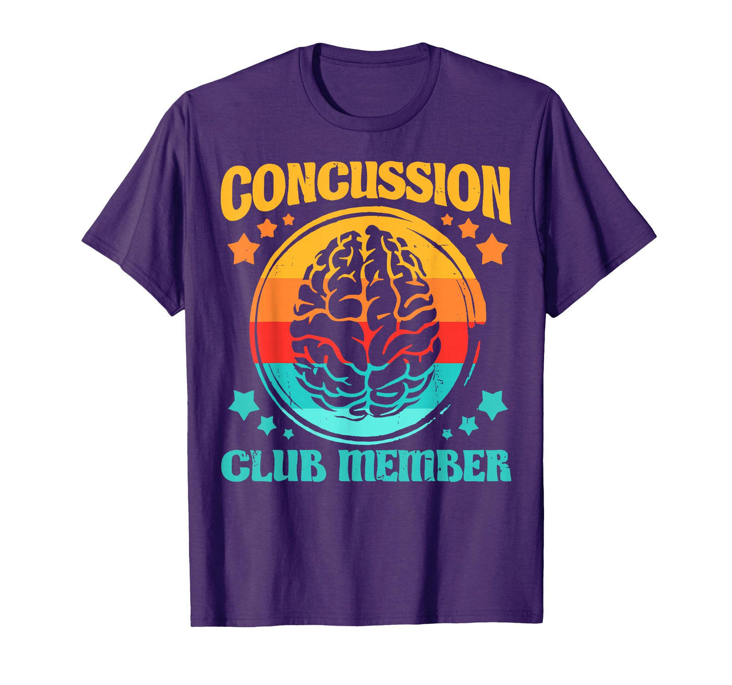 Concussion Club Member T-Shirt - Custom Art Print for Adults - T-Shirt, Sweatshirt, Hoodie