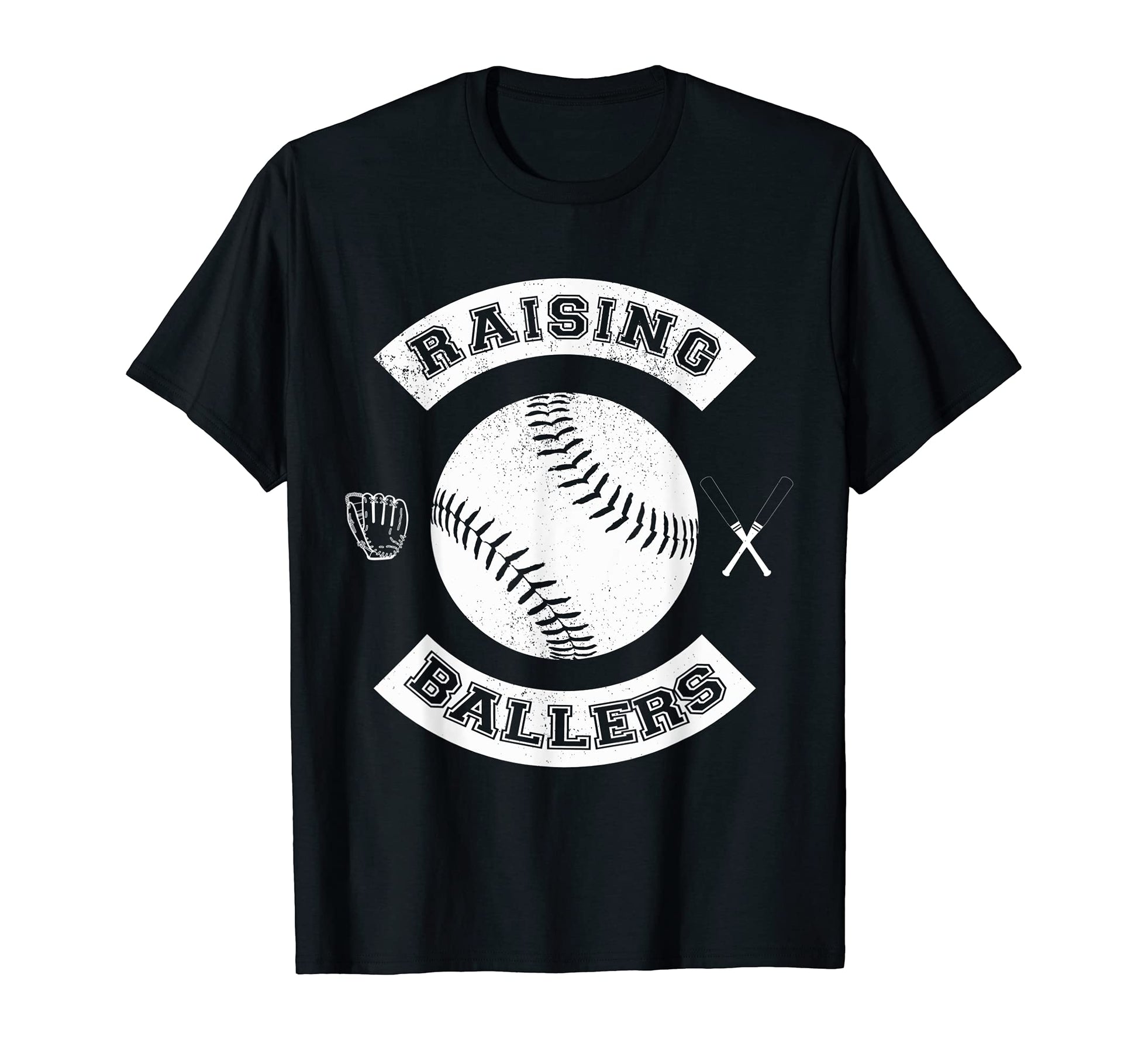 Raising Ballers Baseball Softball Players T-Shirt - Novelty Apparel Unisex - T-Shirt, Sweatshirt, Hoodie