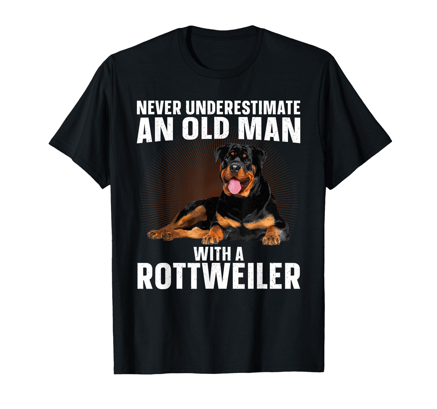 Funny Rottweiler Art Grandpa Rottie T-Shirt - Aesthetic Graphic Men Women - T-Shirt, Sweatshirt, Hoodie