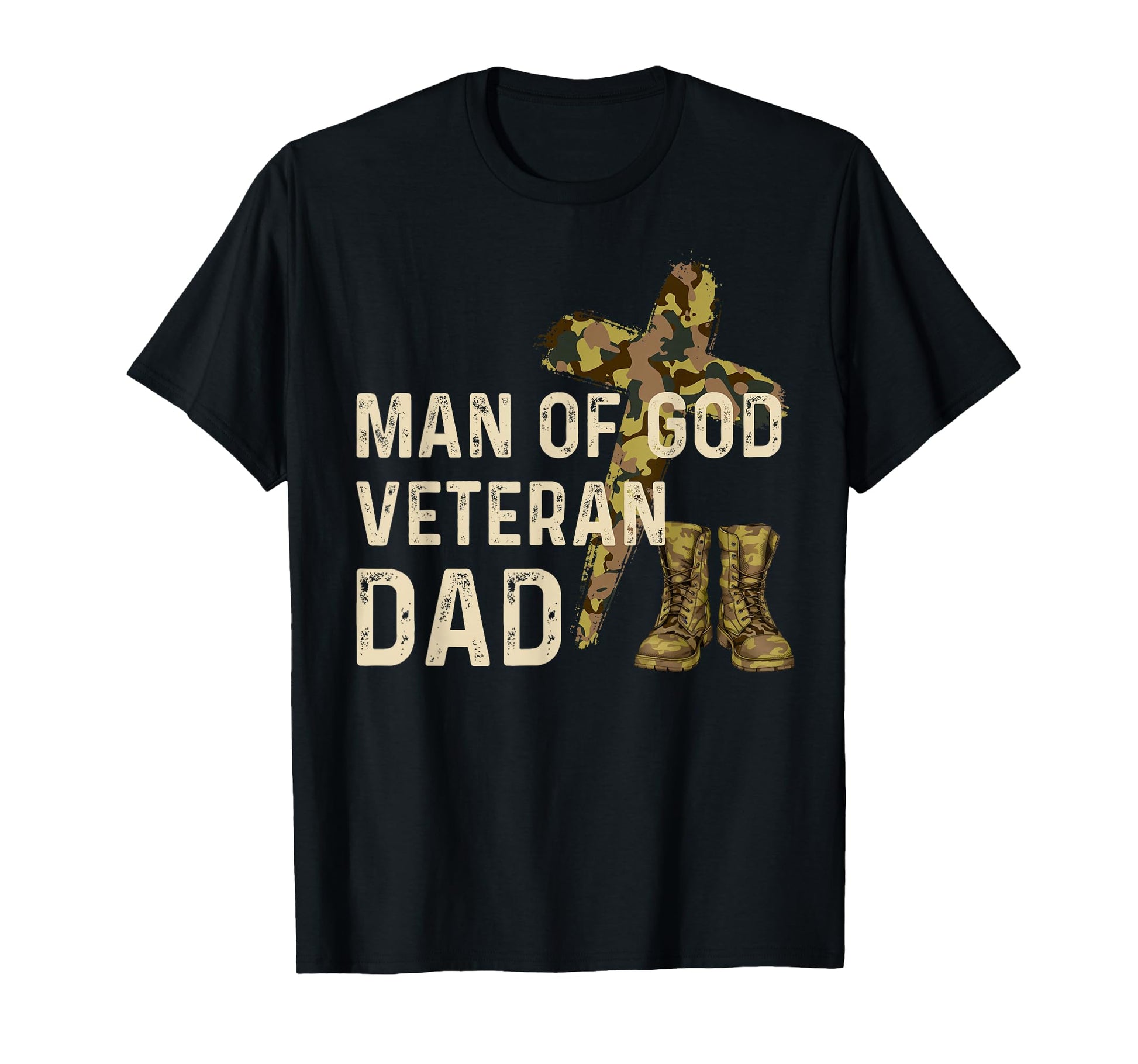 God Veteran Dad Fathers Day Christian T-Shirt - Streetwear Style Unisex - T-Shirt, Sweatshirt, Hoodie