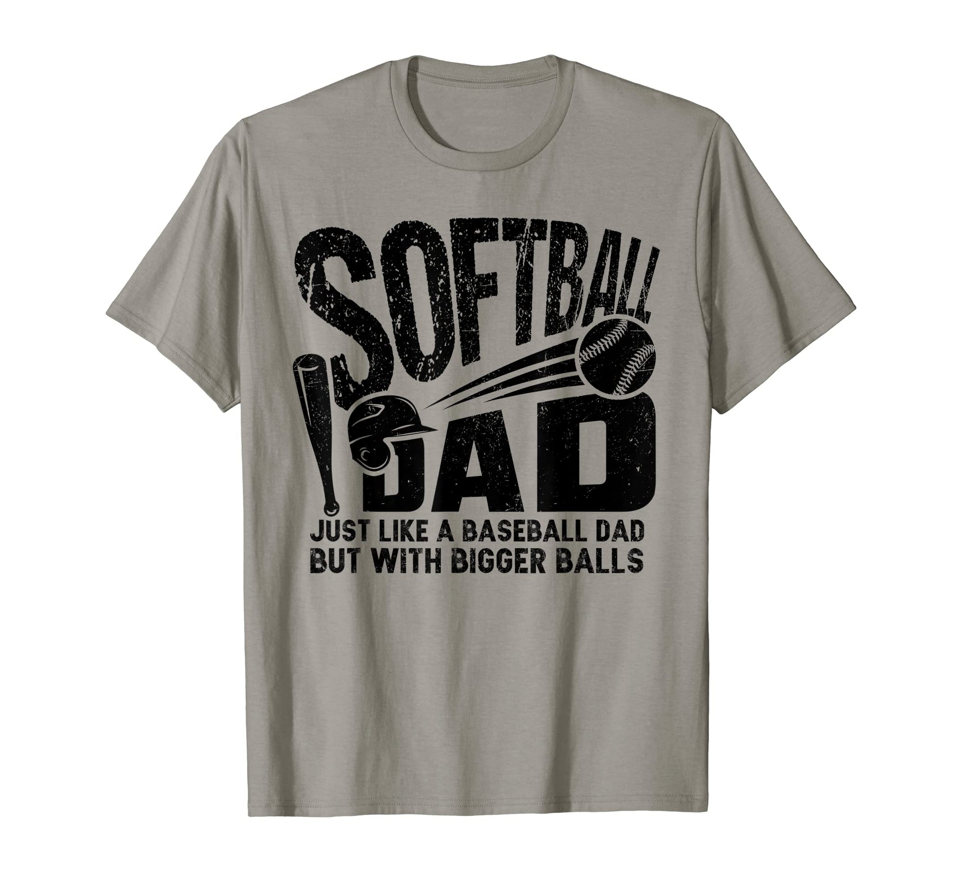 Softball Dad Just Like Baseball Dad T-Shirt - Aesthetic Graphic for Adults - T-Shirt, Sweatshirt, Hoodie