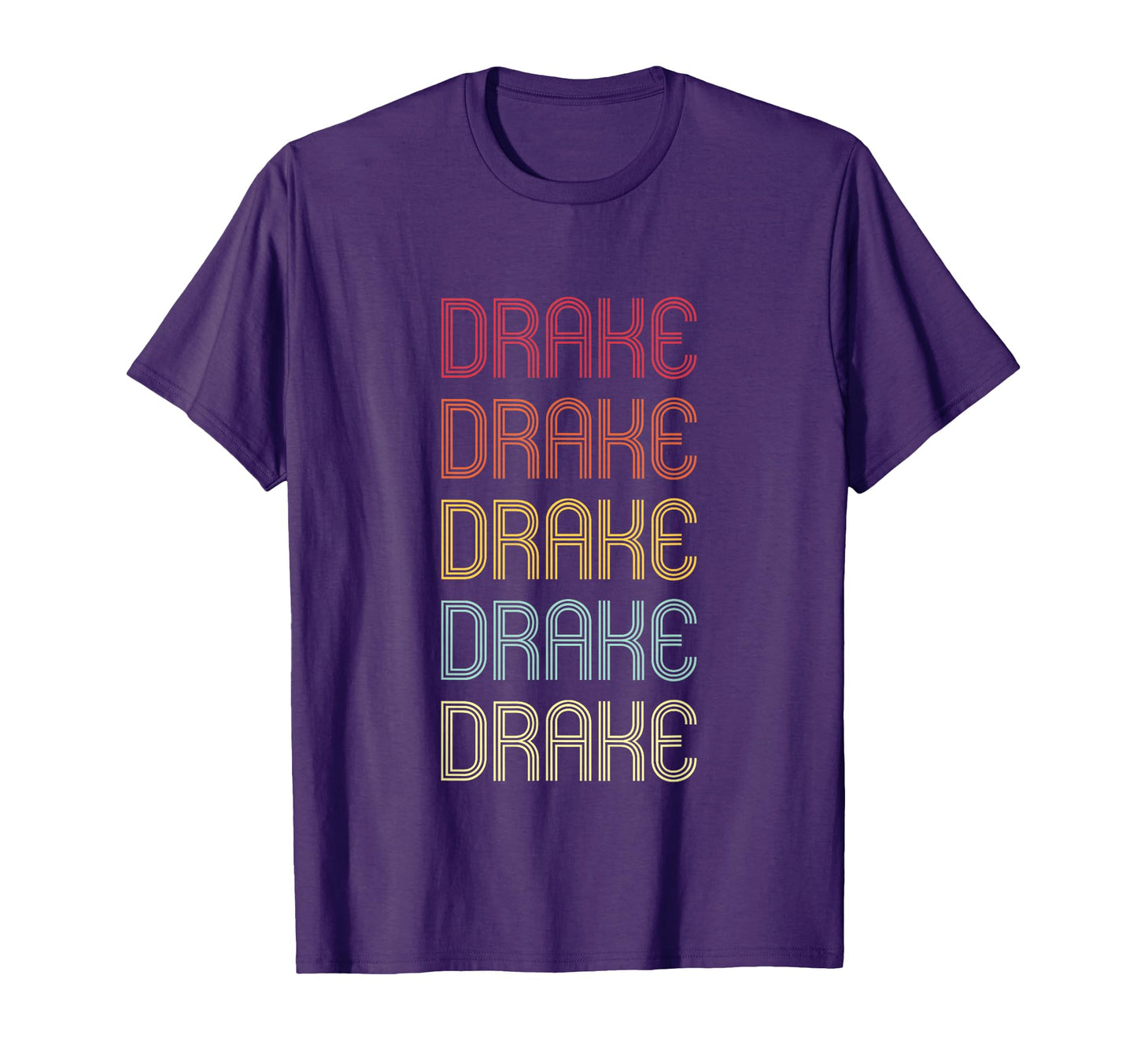 Drake Wordmark Pattern Personalized T-Shirt - Fun Novelty Design Men Women - T-Shirt, Sweatshirt, Hoodie