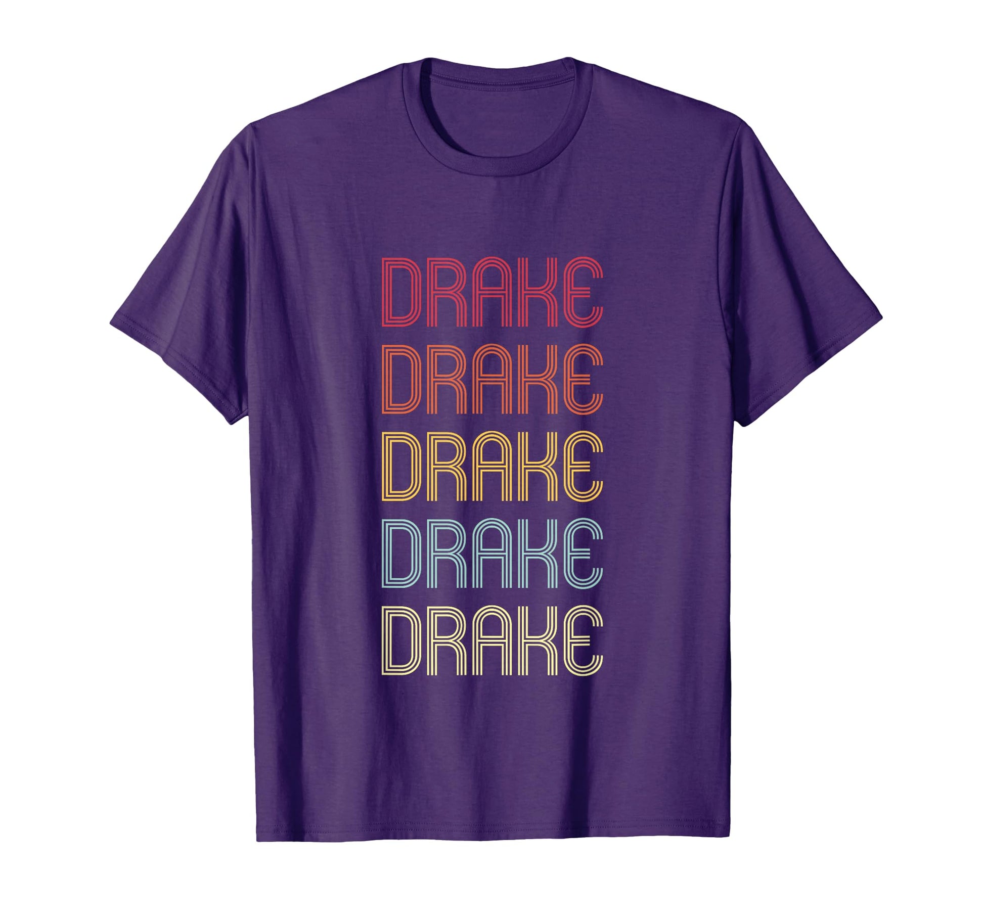 Drake Wordmark Pattern Personalized T-Shirt - Fun Novelty Design Men Women - T-Shirt, Sweatshirt, Hoodie